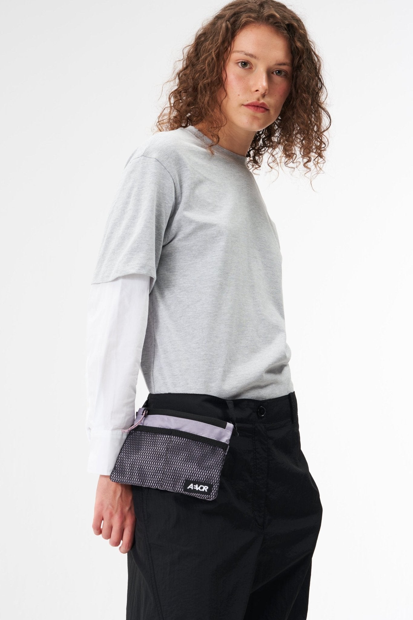 AEVOR-Chest Pouch-Ripstop Lavender-BACKYARD