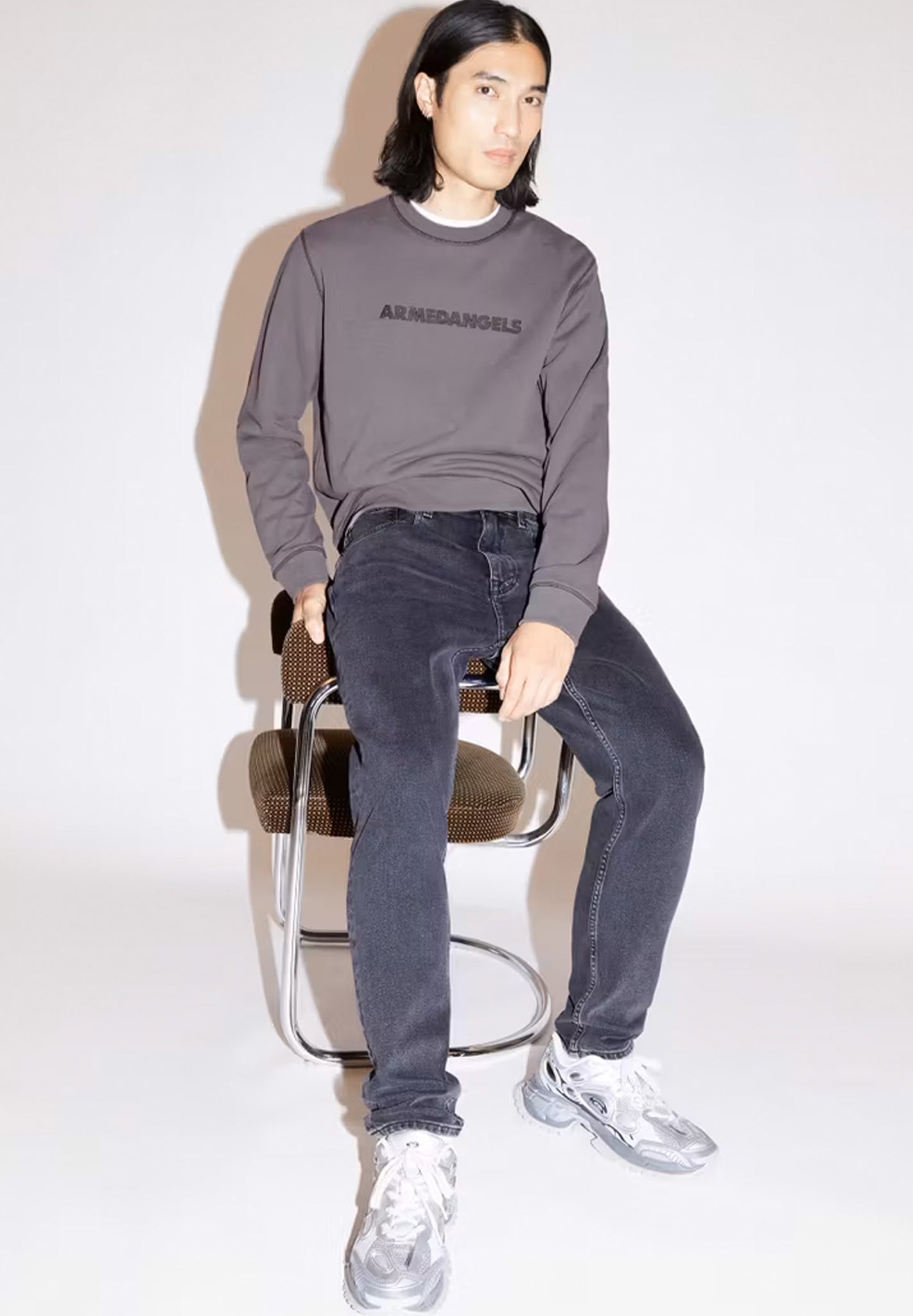 ARMEDANGELS - Aarjo Tarpa - Black Washed Authentic - BACKYARD