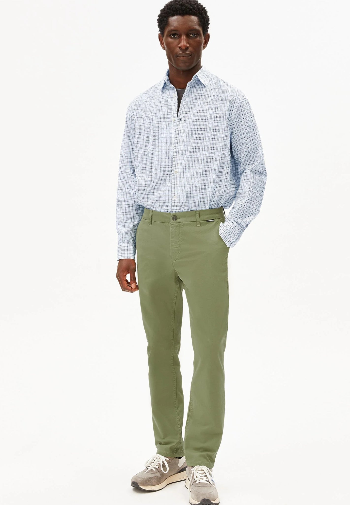 ARMEDANGELS - Aaster - Fatigue Green - BACKYARD