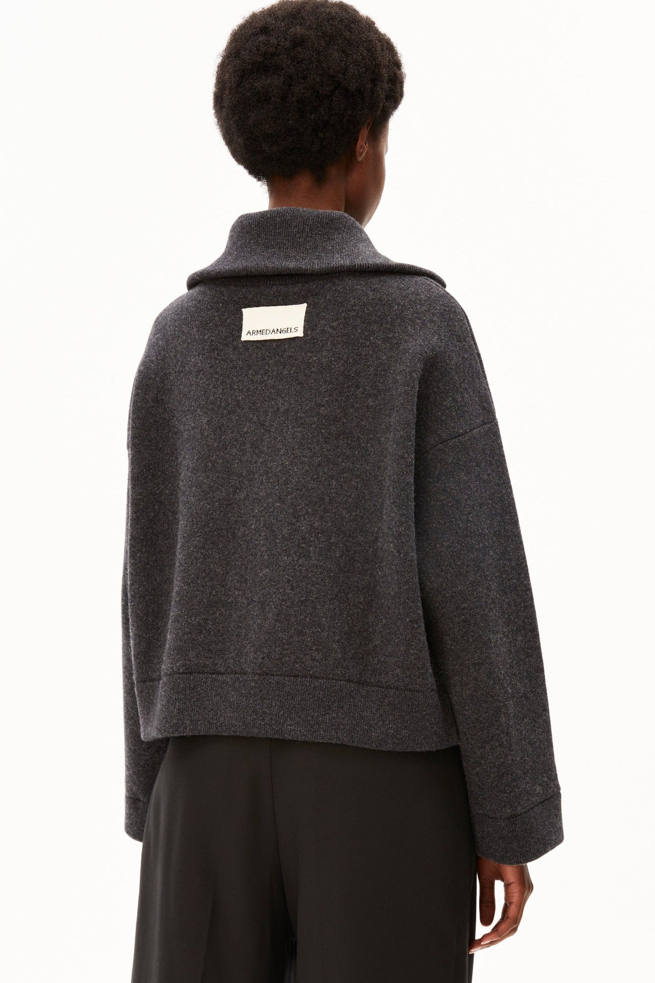 Cotton-Wool Knit Jacket