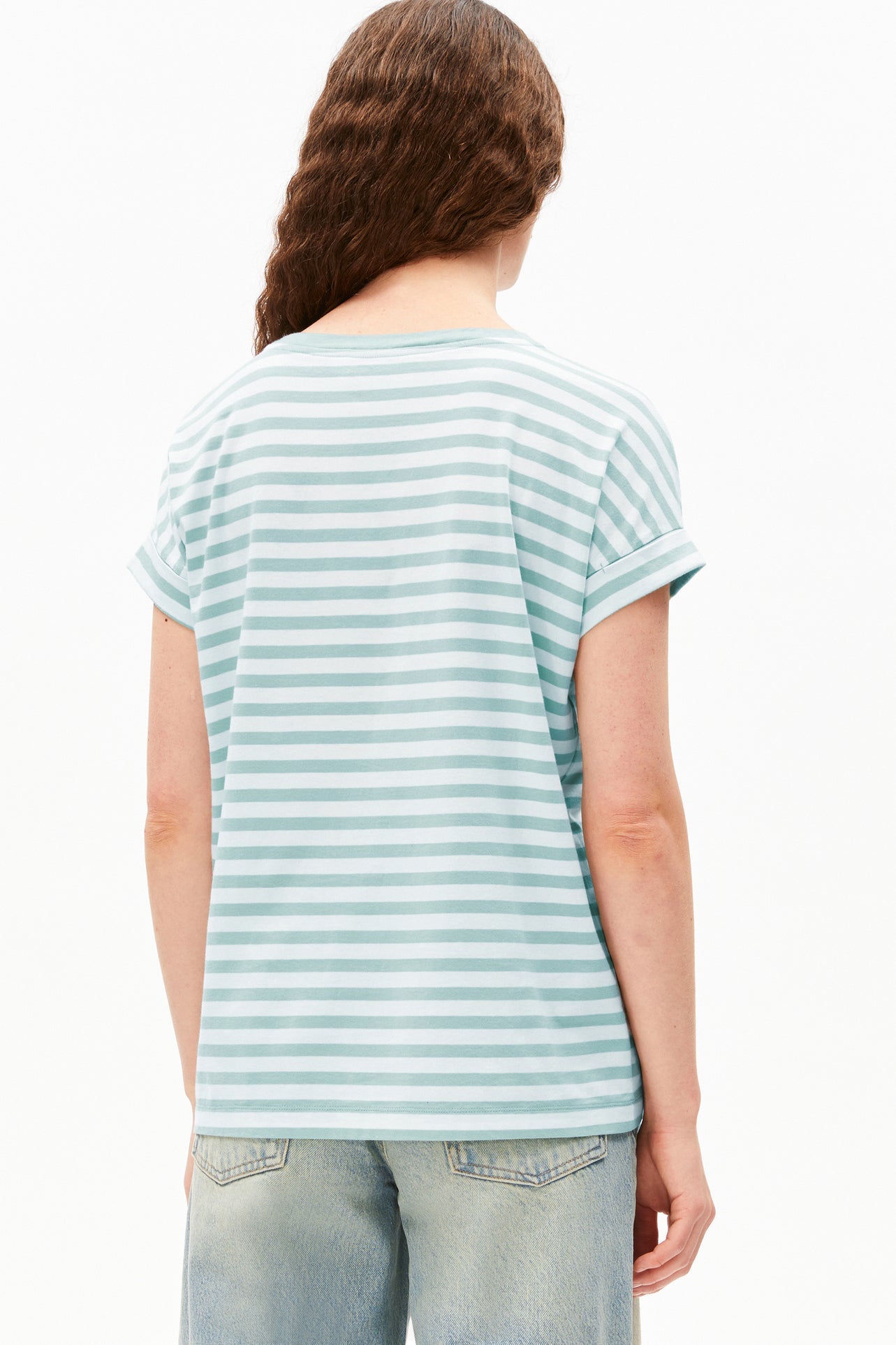 ARMEDANGELS - Idaara Stripes - White Foam - BACKYARD