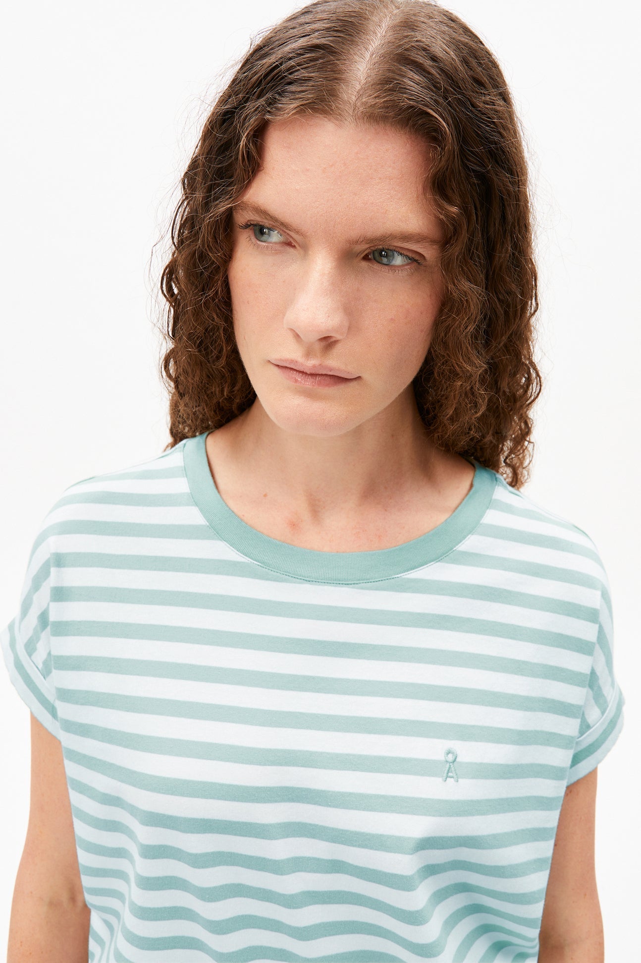 ARMEDANGELS - Idaara Stripes - White Foam - BACKYARD