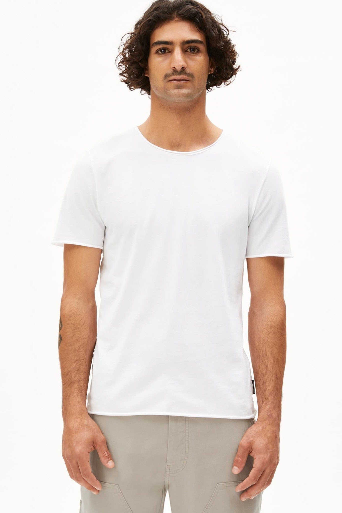 ARMEDANGELS - Jaames Brushed - White - BACKYARD