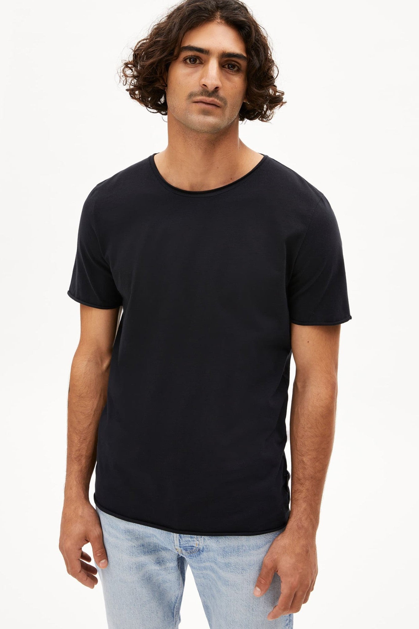 ARMEDANGELS - Jaames Brushed - Black - BACKYARD