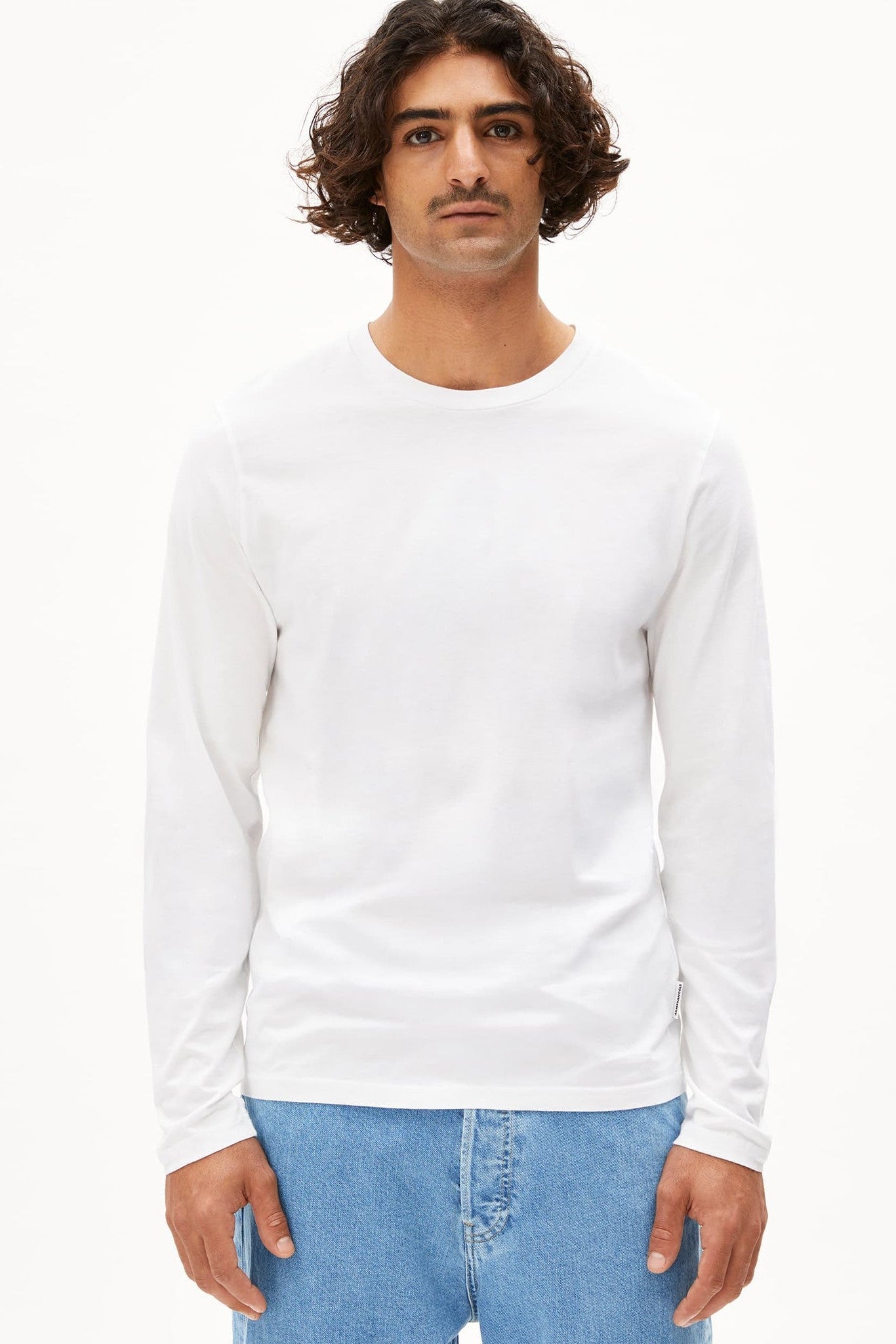 ARMEDANGELS - Jaames Longsleeve - White - BACKYARD