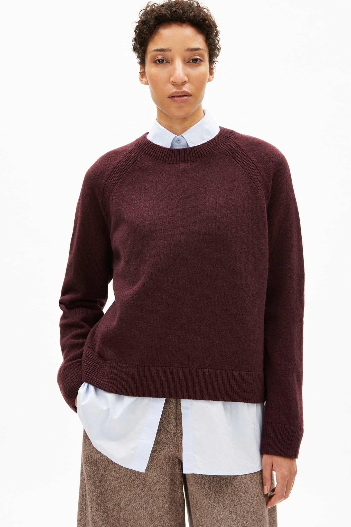 ARMEDANGELS - Liliriaa Reglana - Dark Cranberry - BACKYARD