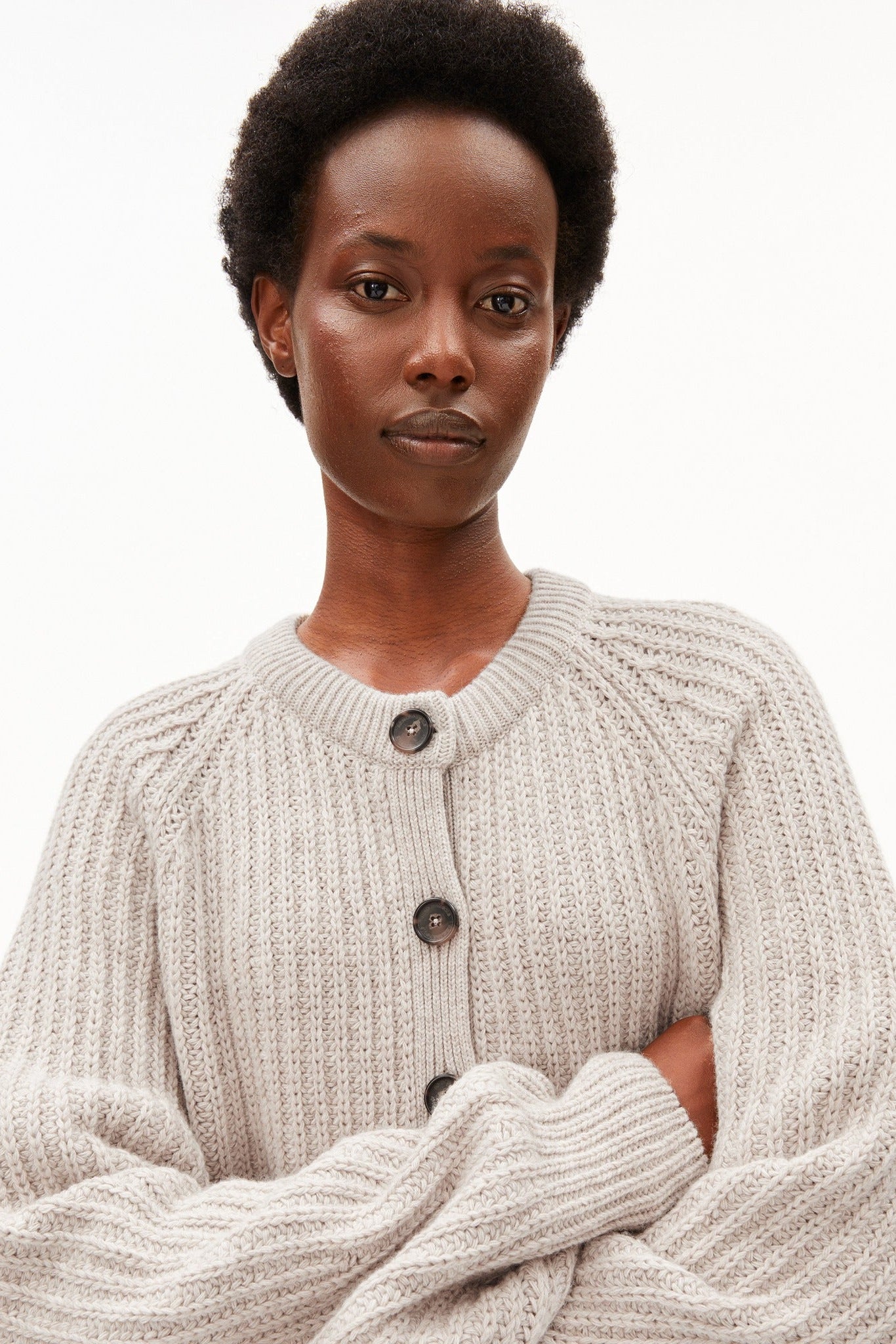 Rib Knit Cardigan