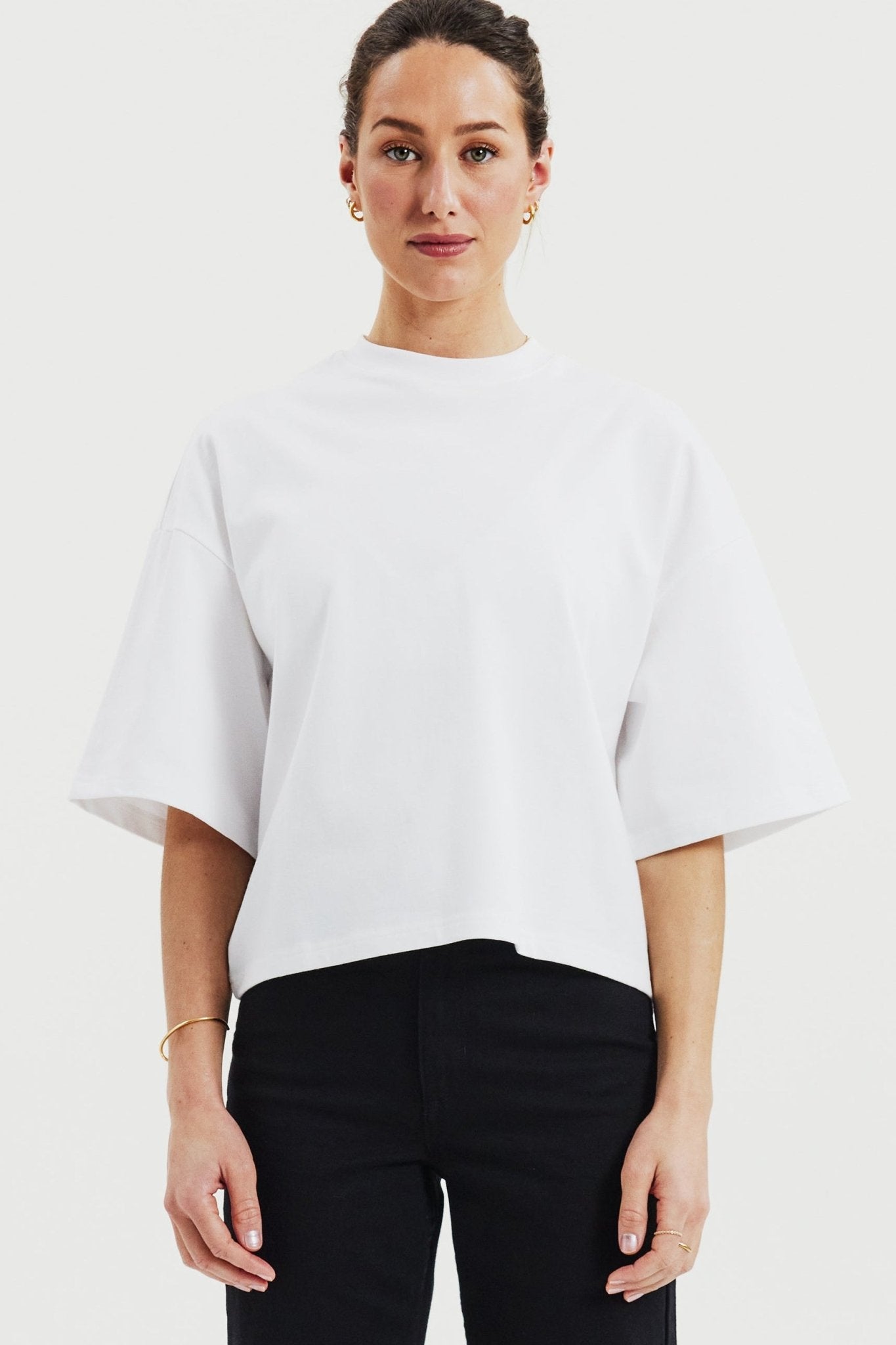 BREAD & BOXERS - Heavy Tee - White - BACKYARD