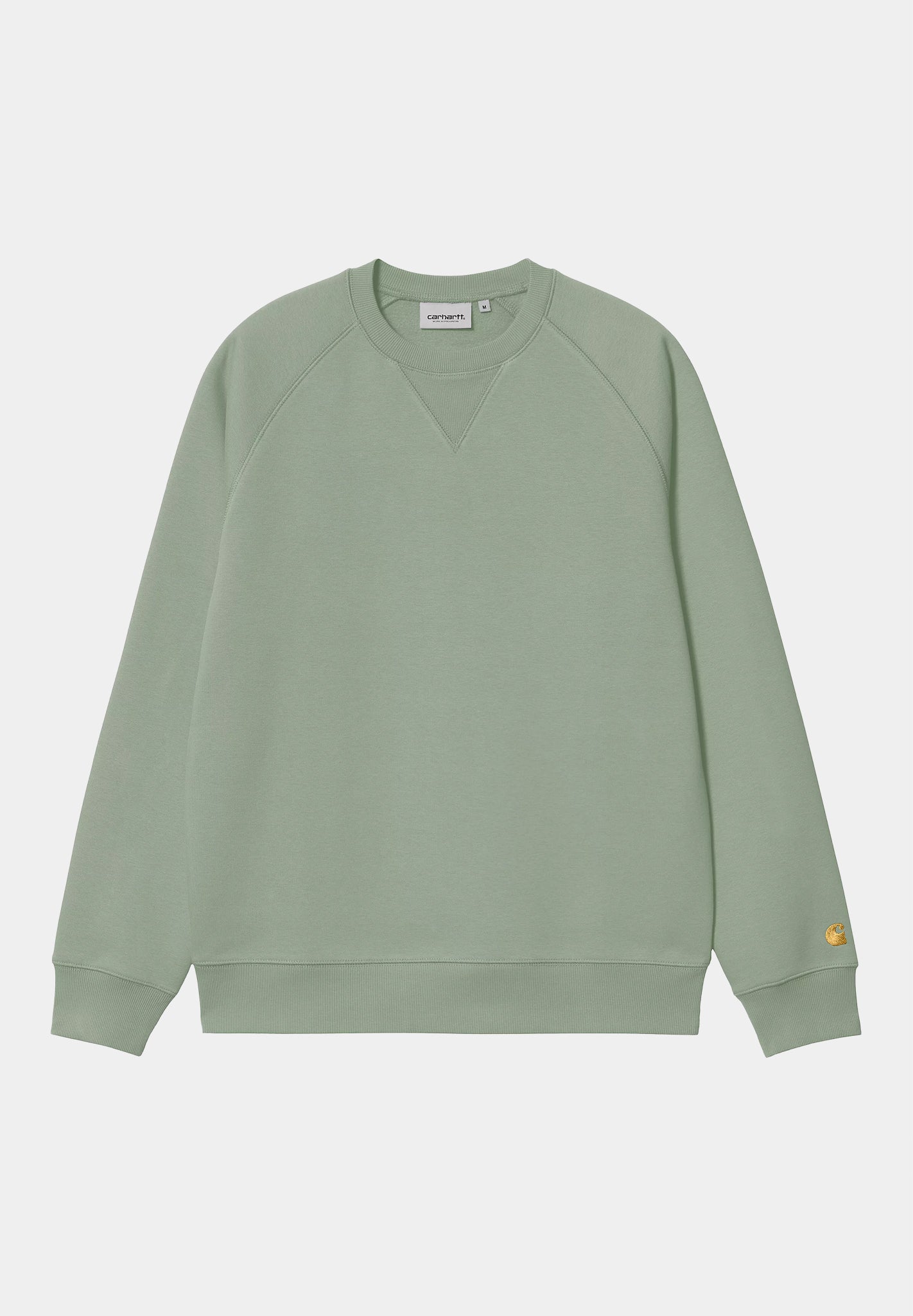 CARHARTT WIP - Chase Sweat - Frosted Green Gold - BACKYARD