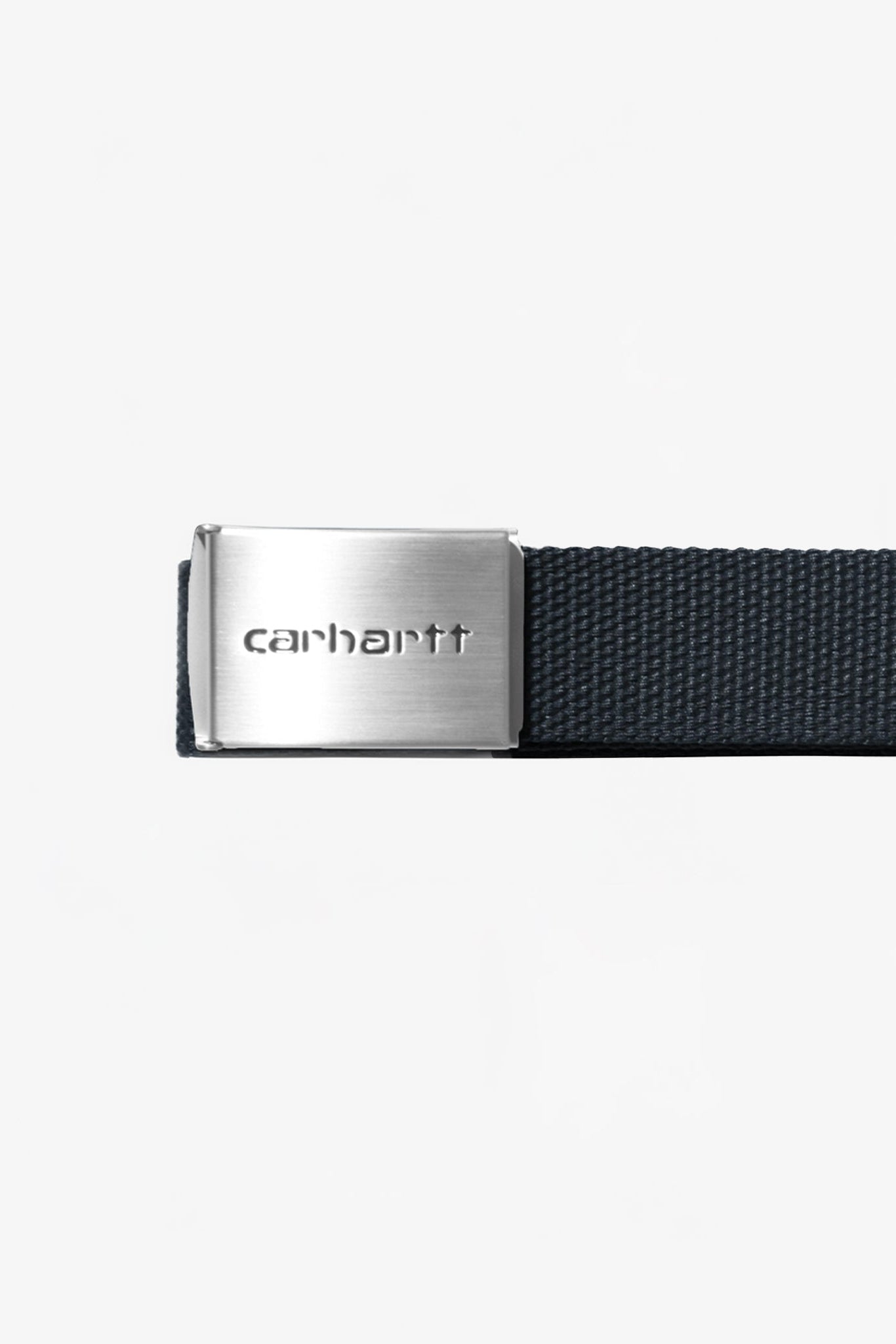 CARHARTT WIP - Clip Belt Chrome - Deep Night - BACKYARD