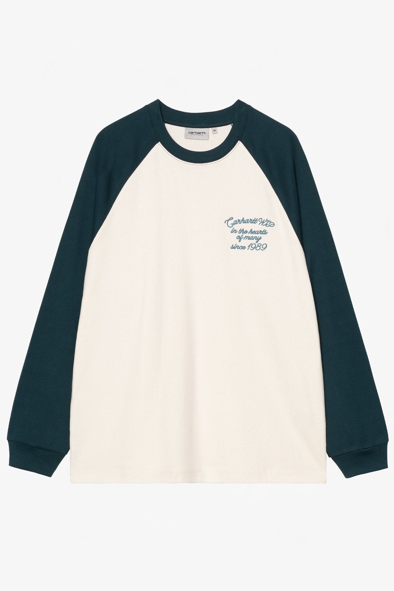 CARHARTT WIP - L/S Alston T-Shirt - Wax Deep Lagoon - BACKYARD