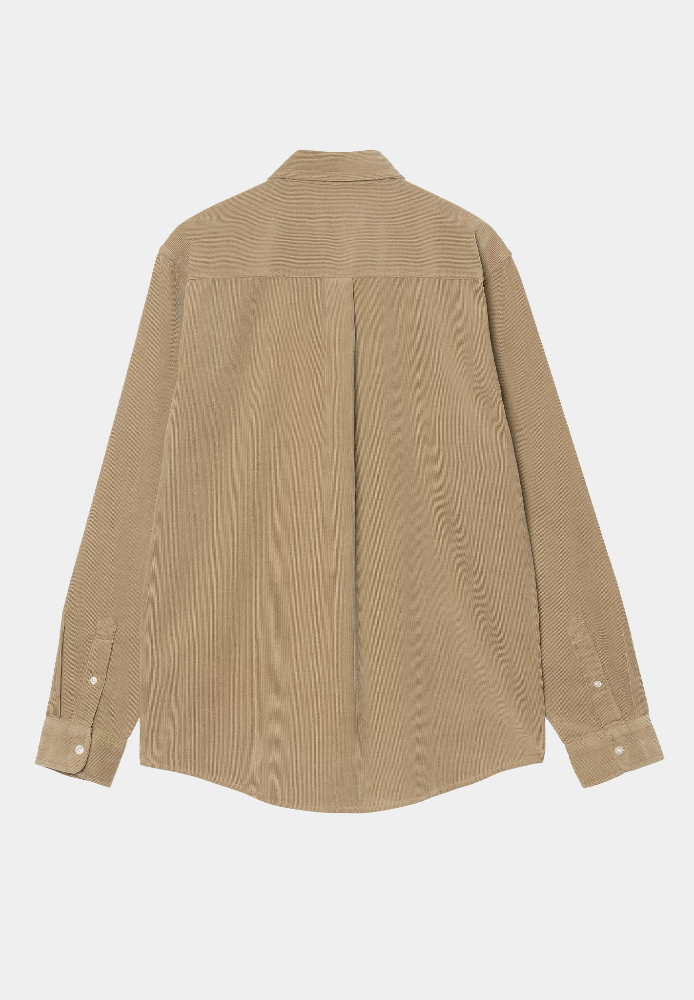 CARHARTT WIP - L/S Madison Fine Cord Shirt - Leather Wax - BACKYARD