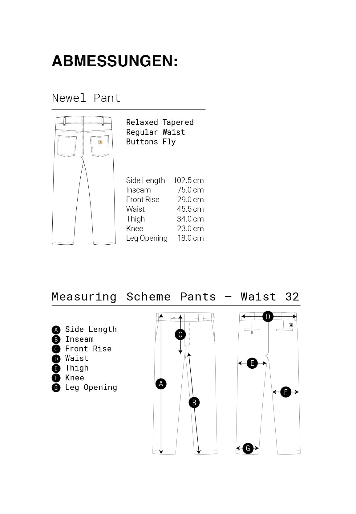 CARHARTT WIP - Newel Pant - Black Stone Washed - BACKYARD
