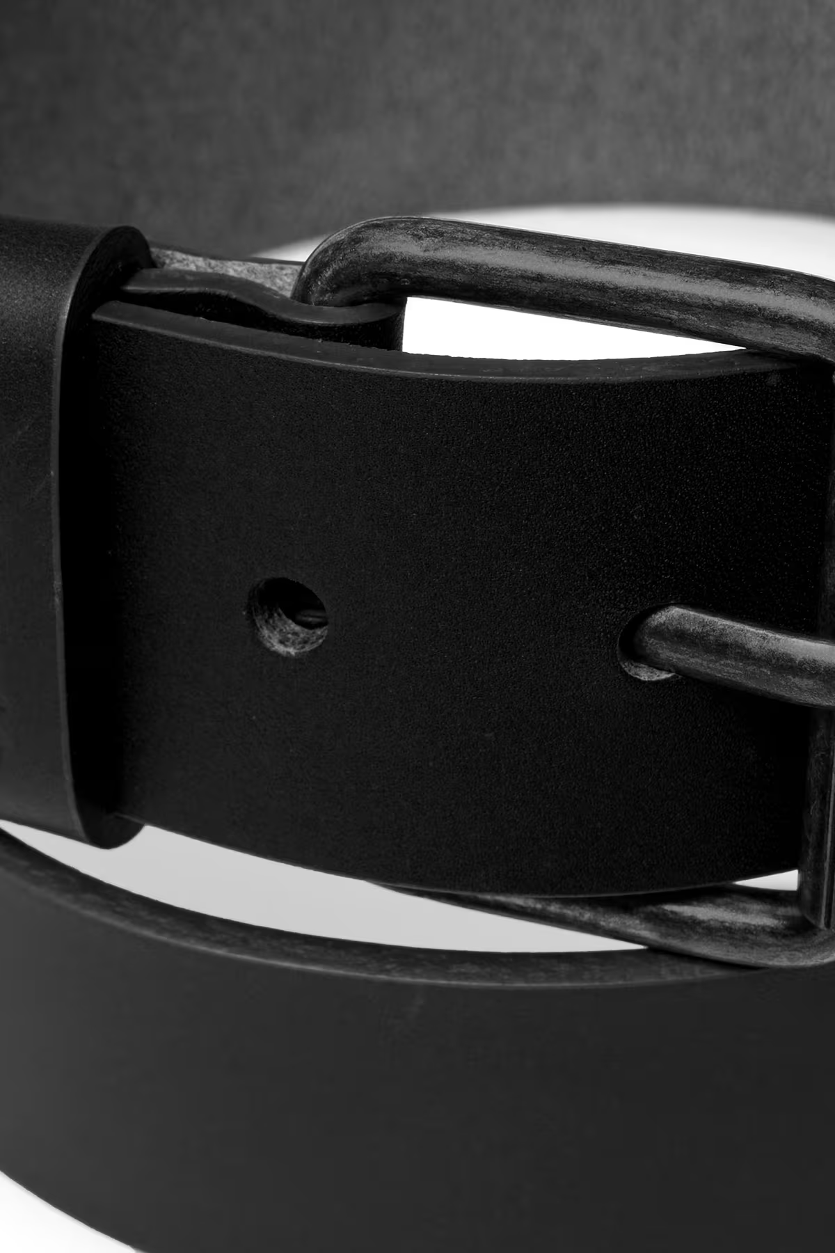 Script Belt Leather