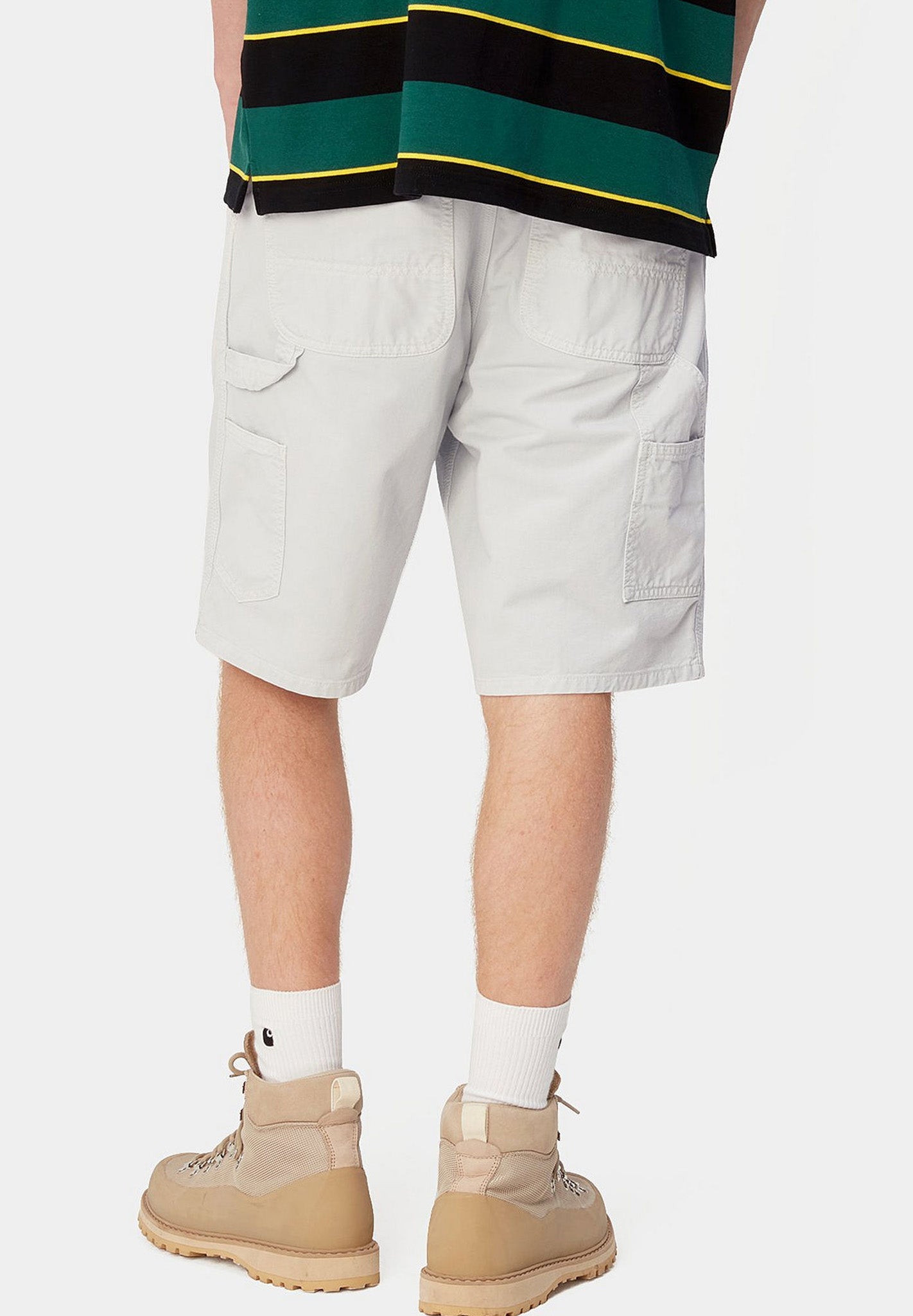 CARHARTT WIP - Single Knee Short - Sonic Silver Garment Dyed - BACKYARD