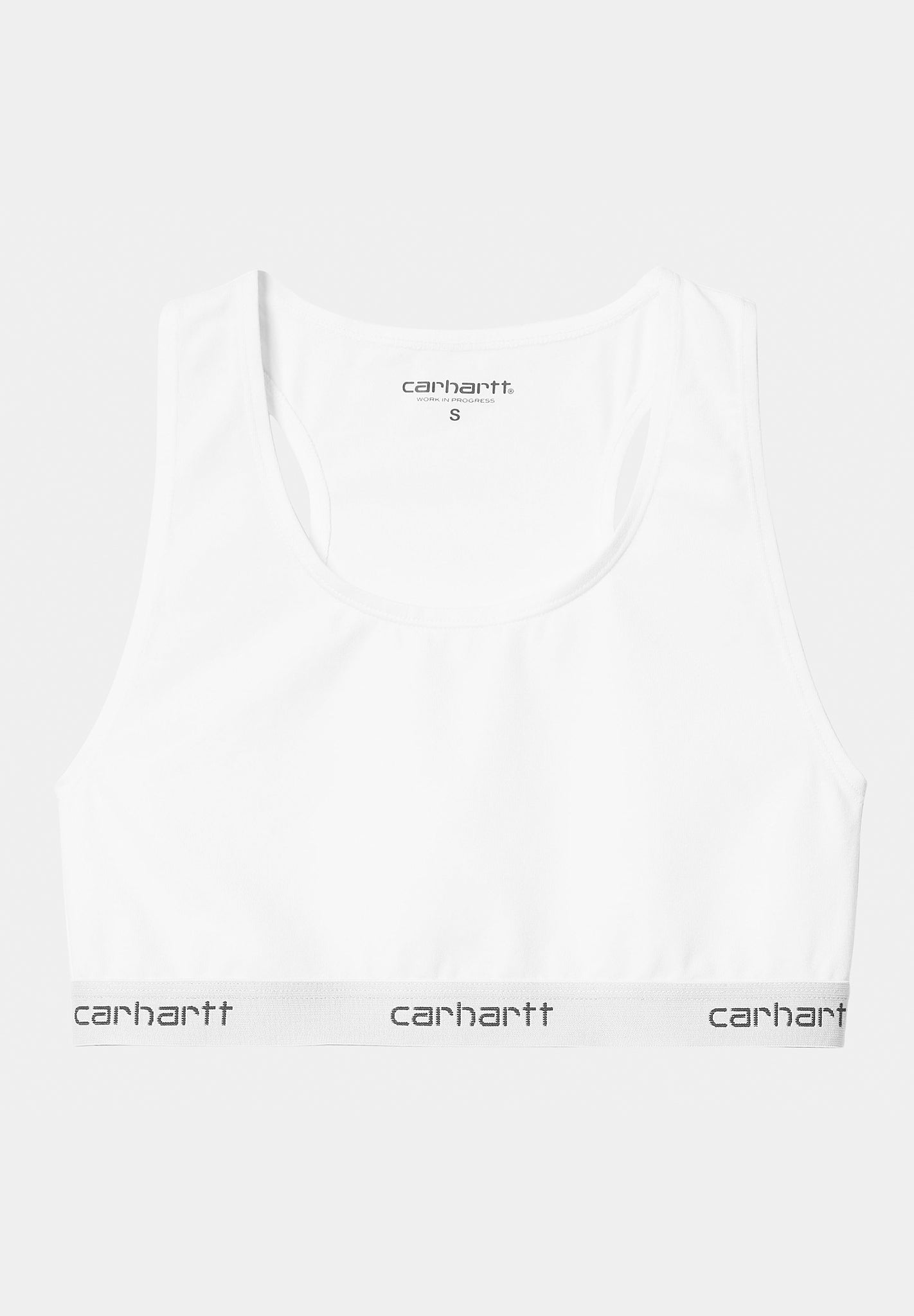 CARHARTT WIP - W' Script Racer Tank - White - BACKYARD