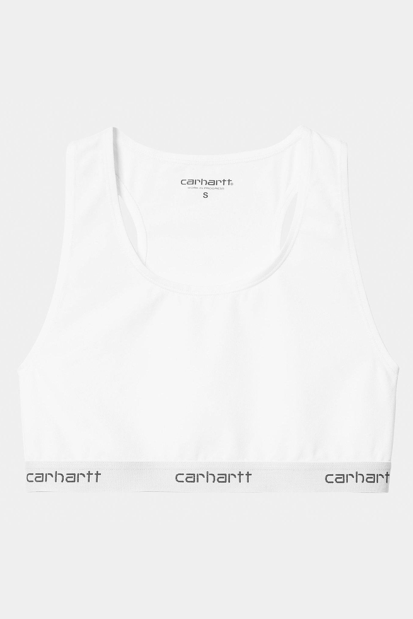 CARHARTT WIP - W' Script Racer Tank - White - BACKYARD
