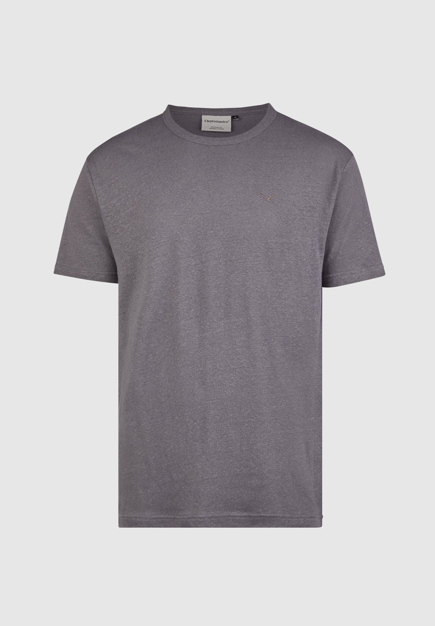CLEPTOMANICX - Ligull Summer Basic Tee - Lava Smoke - BACKYARD