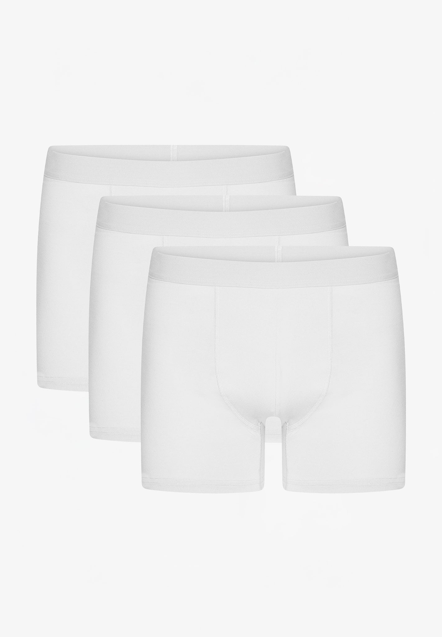 COLORFUL STANDARD - 3 Pack Organic Boxer Briefs - Optical White - BACKYARD