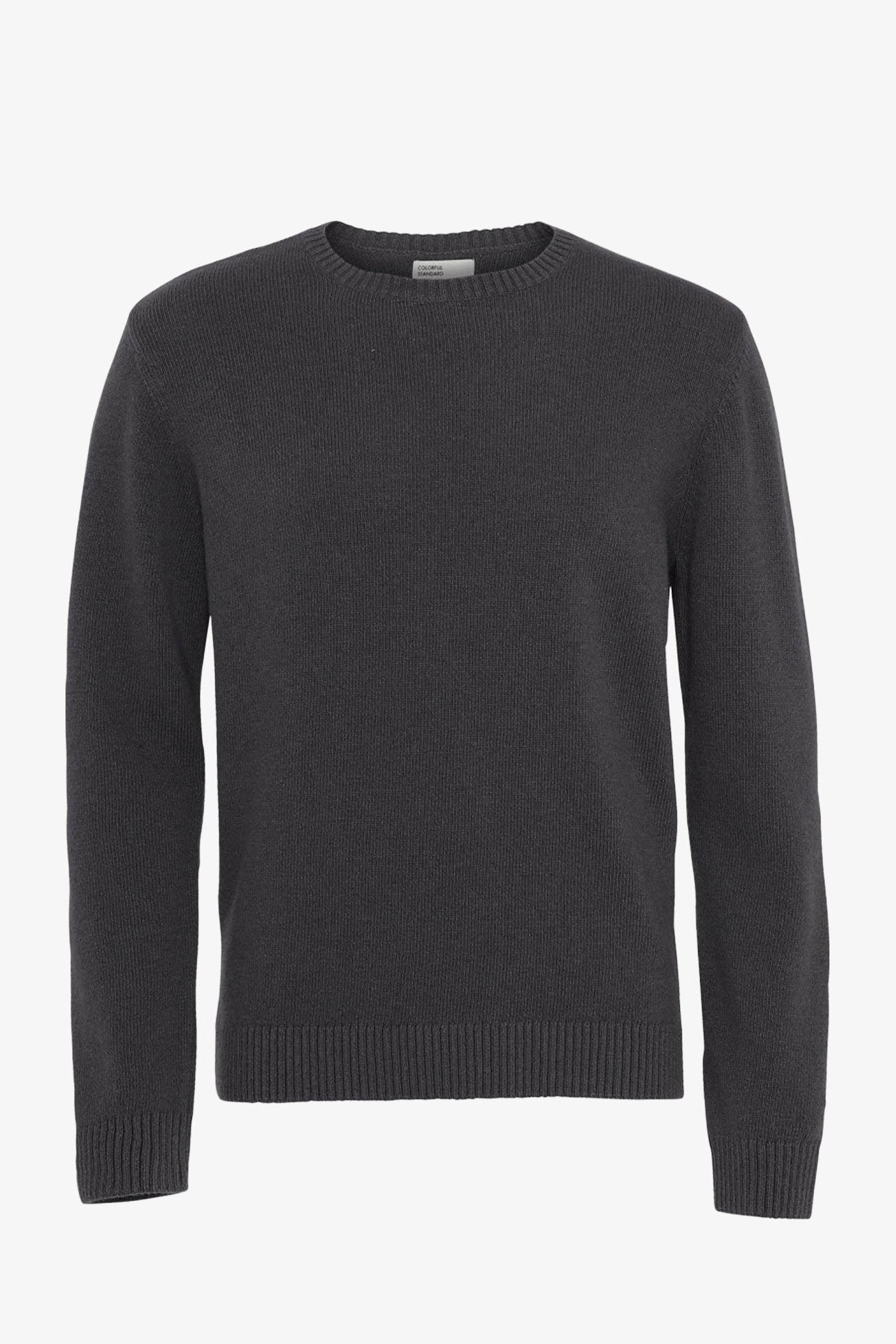 COLORFUL STANDARD - Classic Merino Wool Crew - Lava Grey - BACKYARD