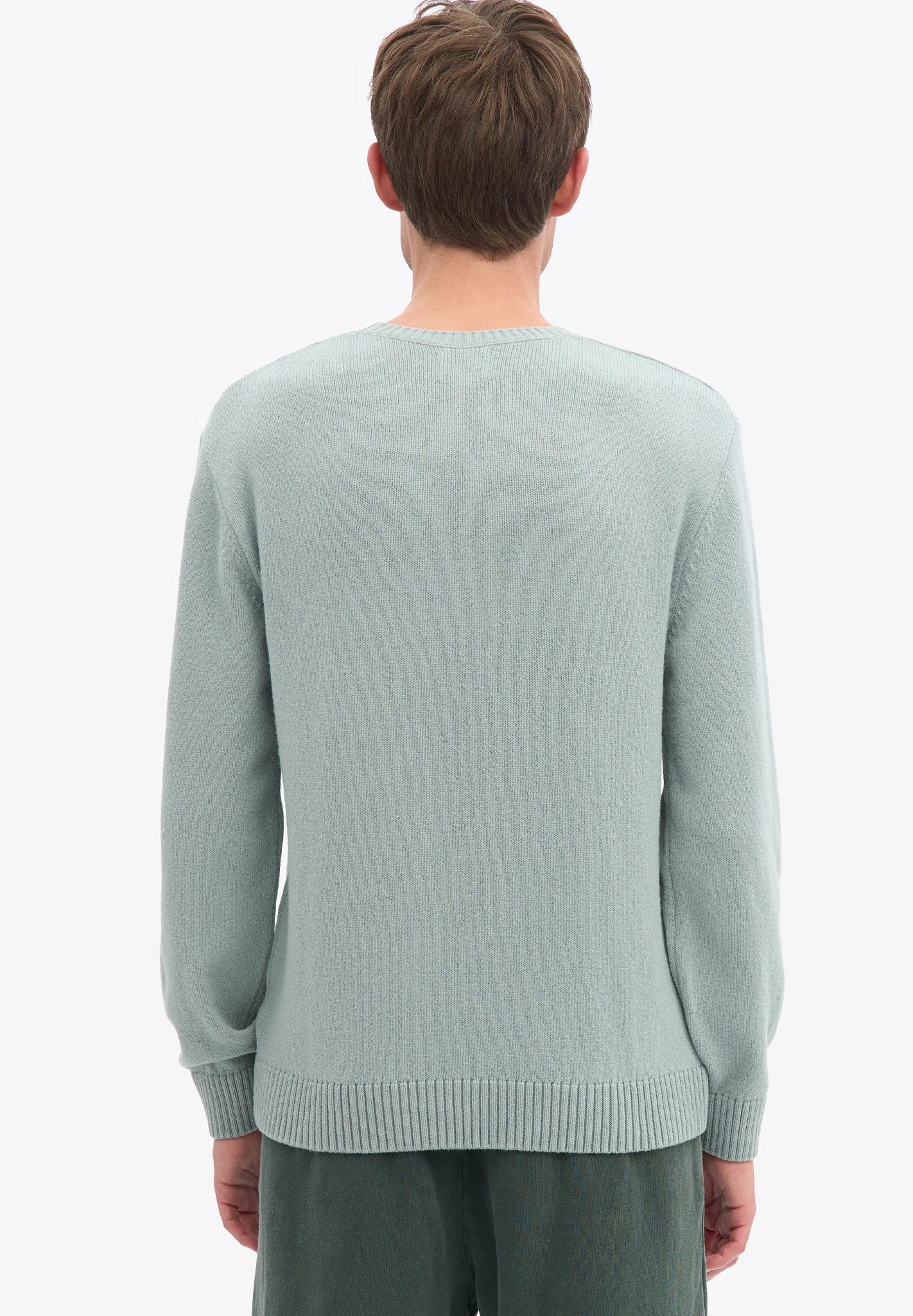 COLORFUL STANDARD - Classic Merino Wool Crew - Steel Blue - BACKYARD