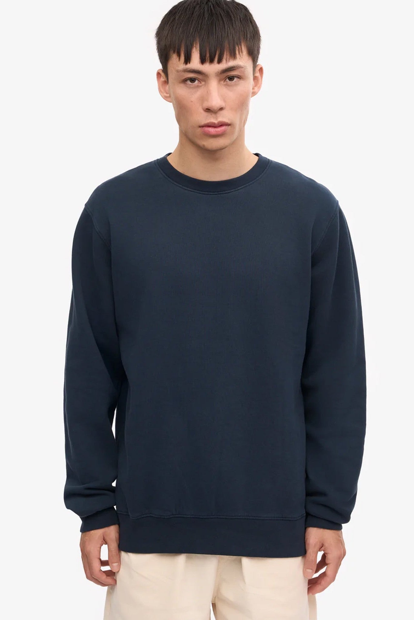 COLORFUL STANDARD - Classic Organic Crew - Navy Blue - BACKYARD