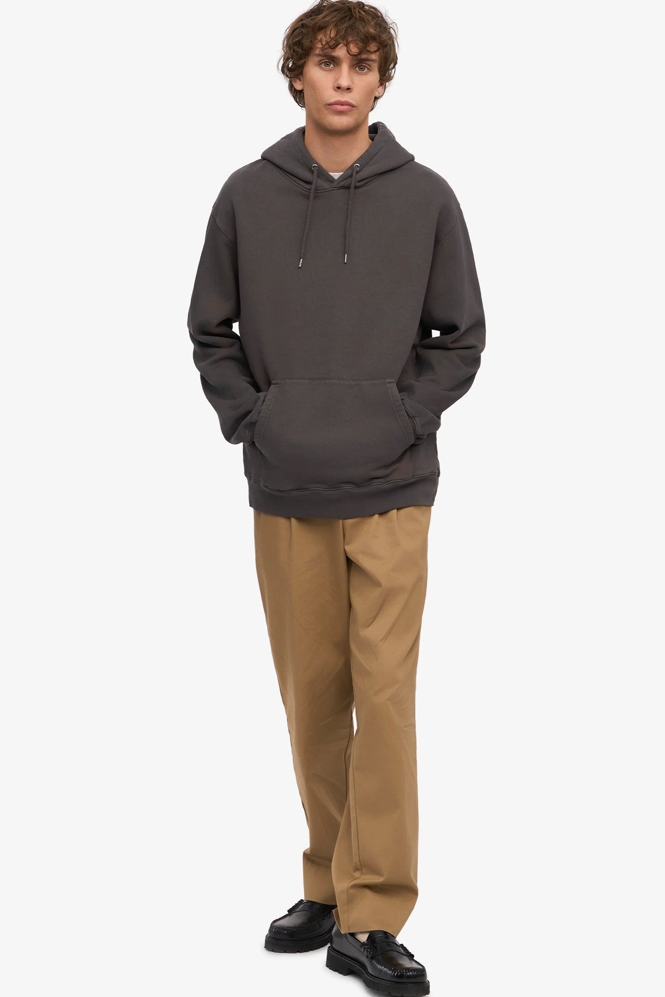 COLORFUL STANDARD - Classic Organic Hood - Lava Grey - BACKYARD