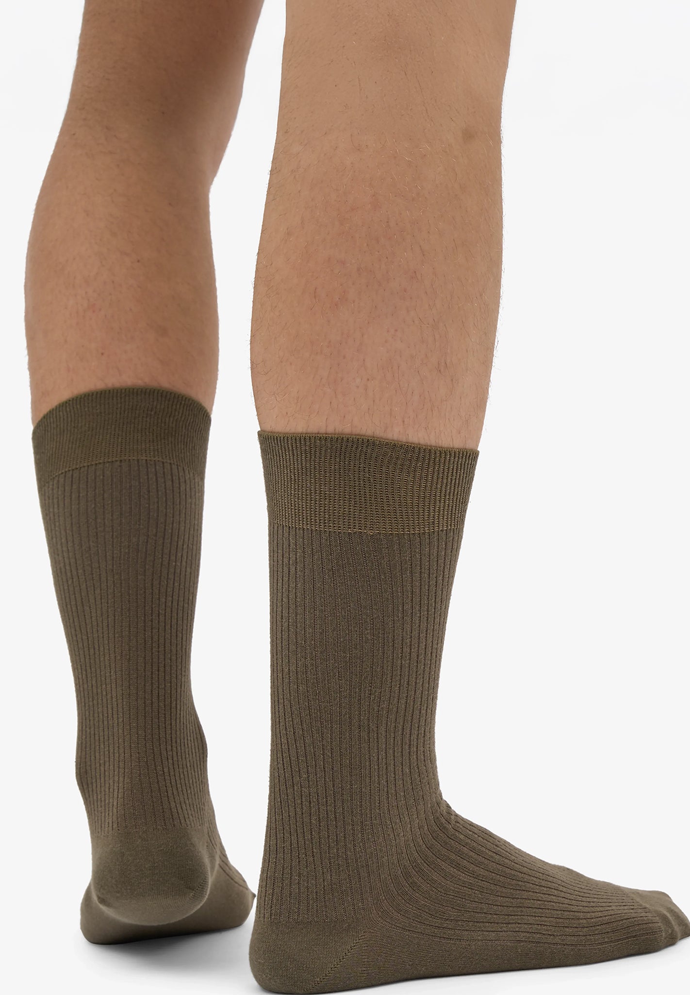 COLORFUL STANDARD - Classic Organic Sock - Dusty Olive - BACKYARD