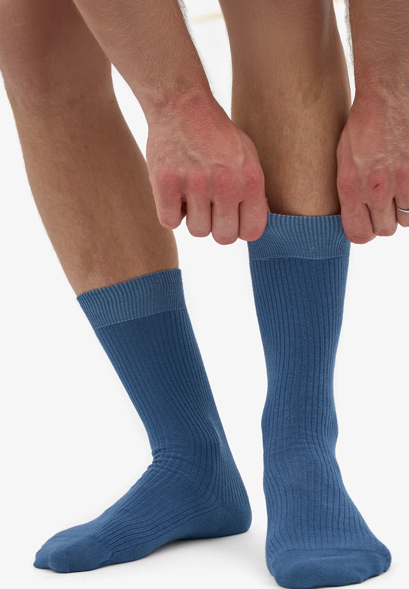 COLORFUL STANDARD - Classic Organic Sock - Petrol Blue - BACKYARD