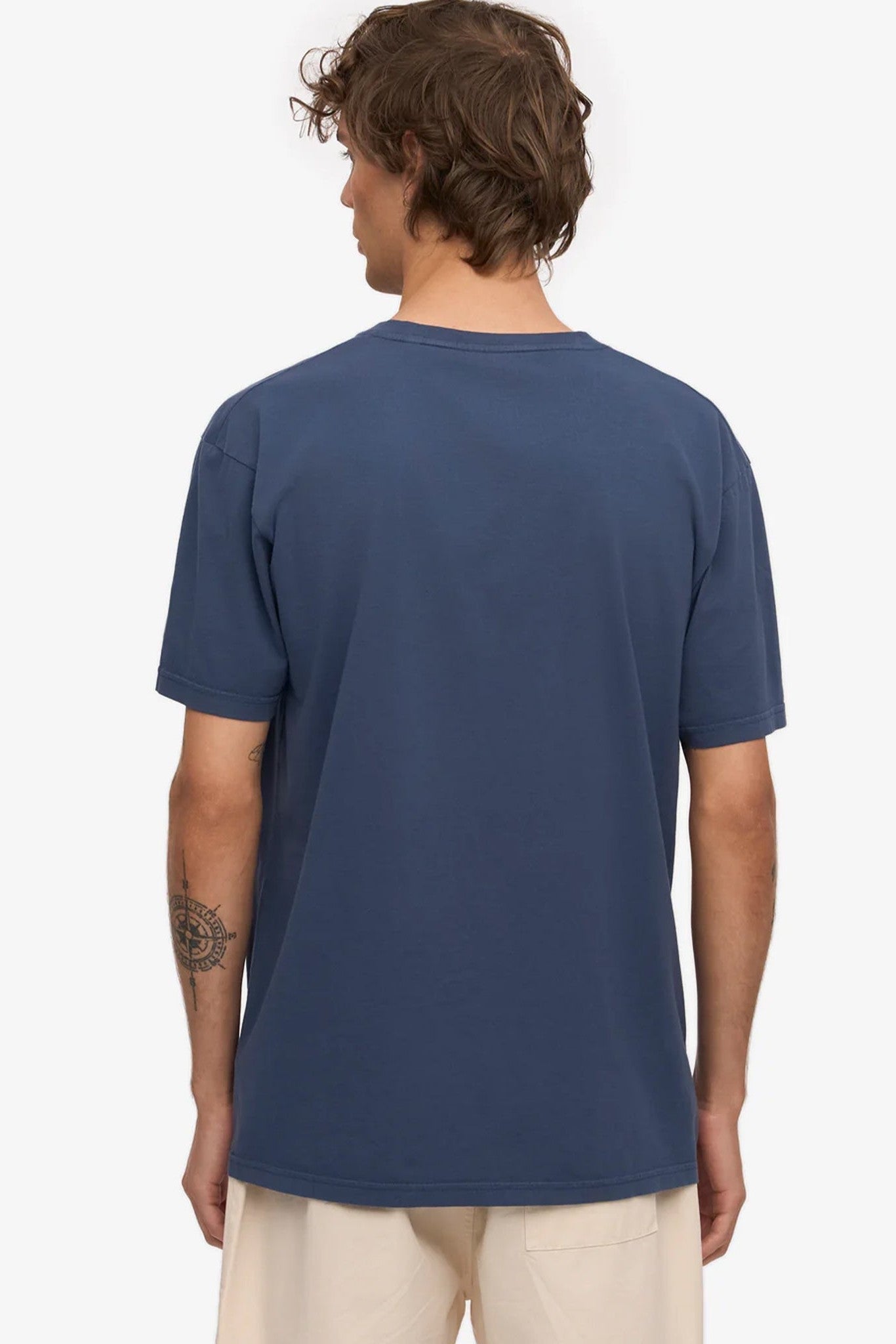 COLORFUL STANDARD - Classic Organic Tee - Petrol Blue - BACKYARD