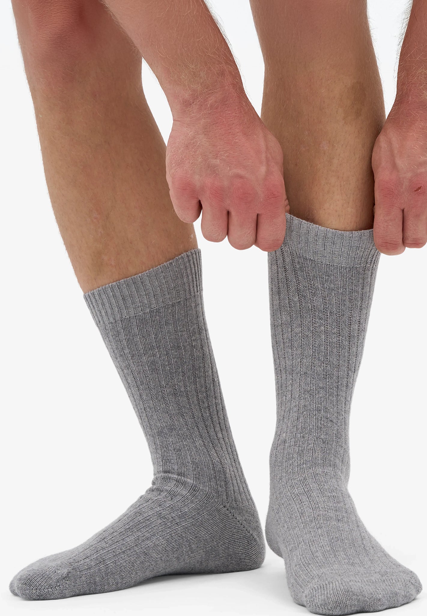 COLORFUL STANDARD - Merino Wool Blend Sock - Heather Grey - BACKYARD