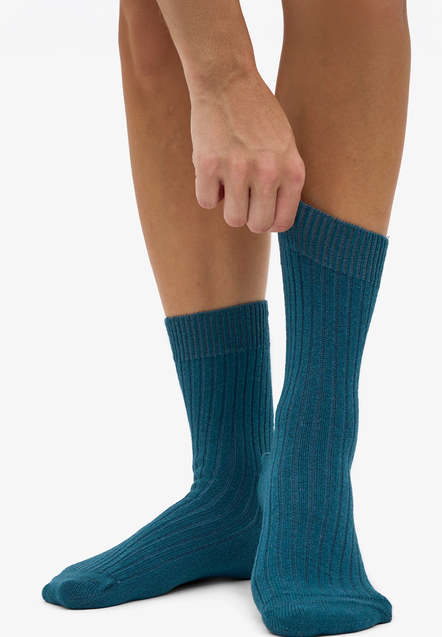 COLORFUL STANDARD - Merino Wool Blend Sock - Ocean Green - BACKYARD