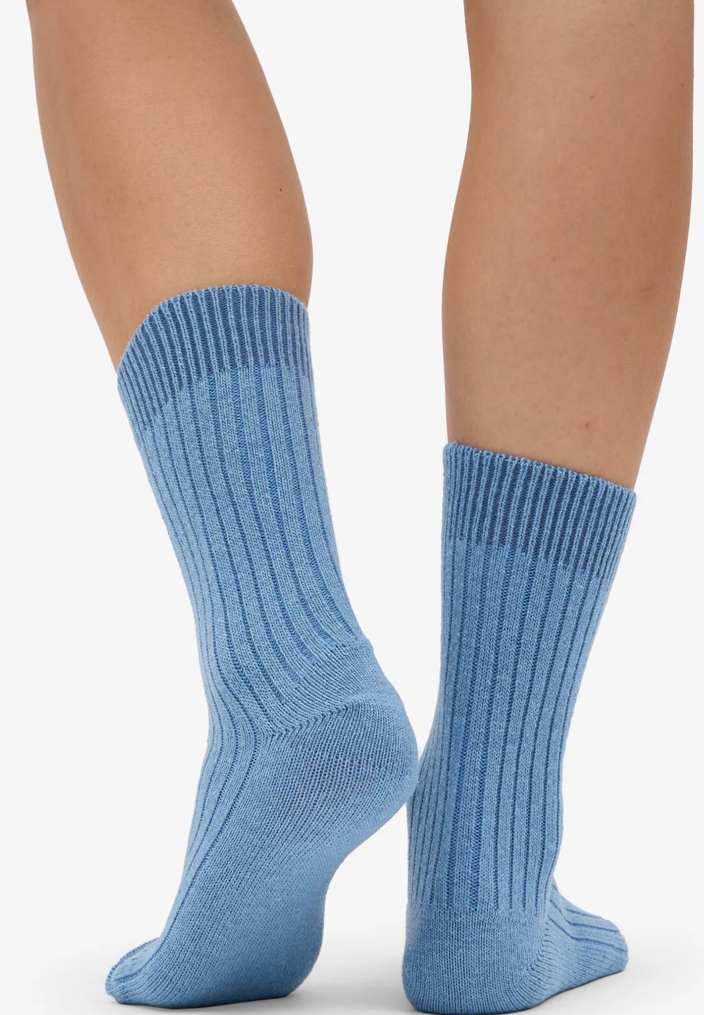 COLORFUL STANDARD - Merino Wool Blend Sock - Seaside Blue - BACKYARD