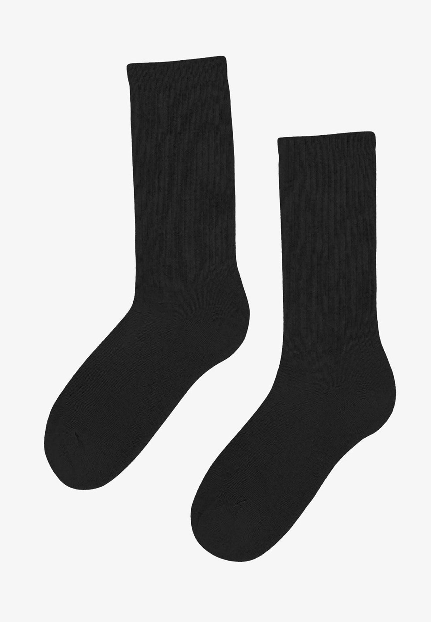 COLORFUL STANDARD - Organic Active Sock - Deep Black - BACKYARD