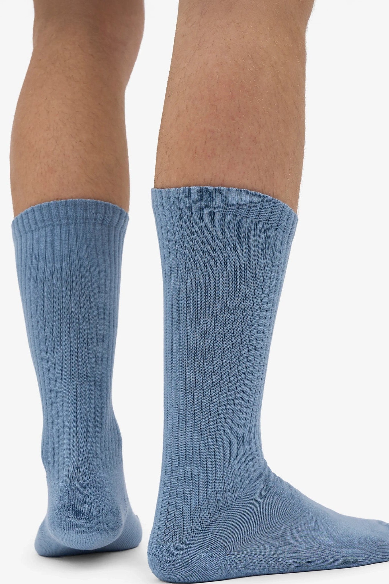 COLORFUL STANDARD - Organic Active Sock - Steel Blue - BACKYARD