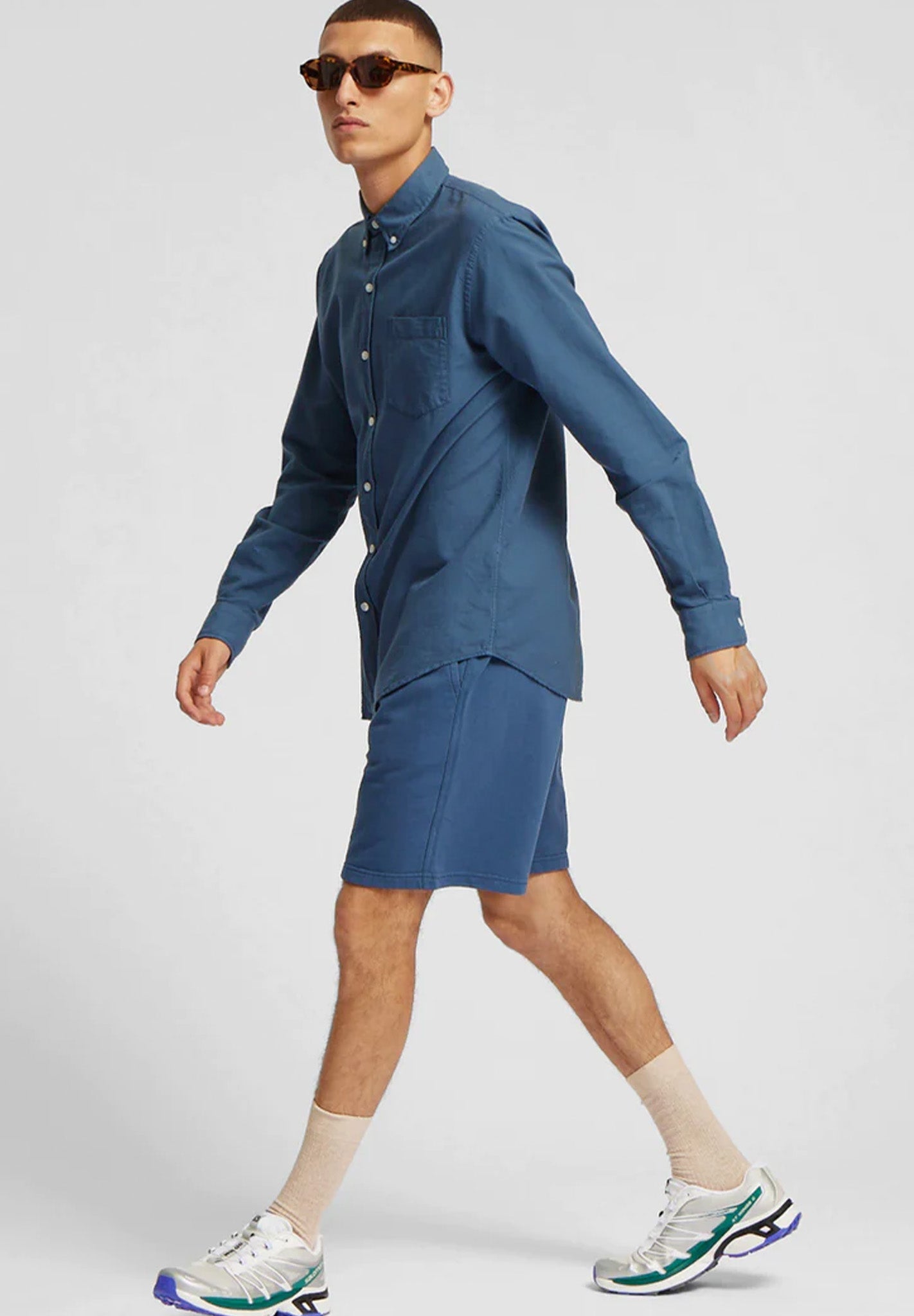 COLORFUL STANDARD-Organic Button Down Shirt - BACKYARD
