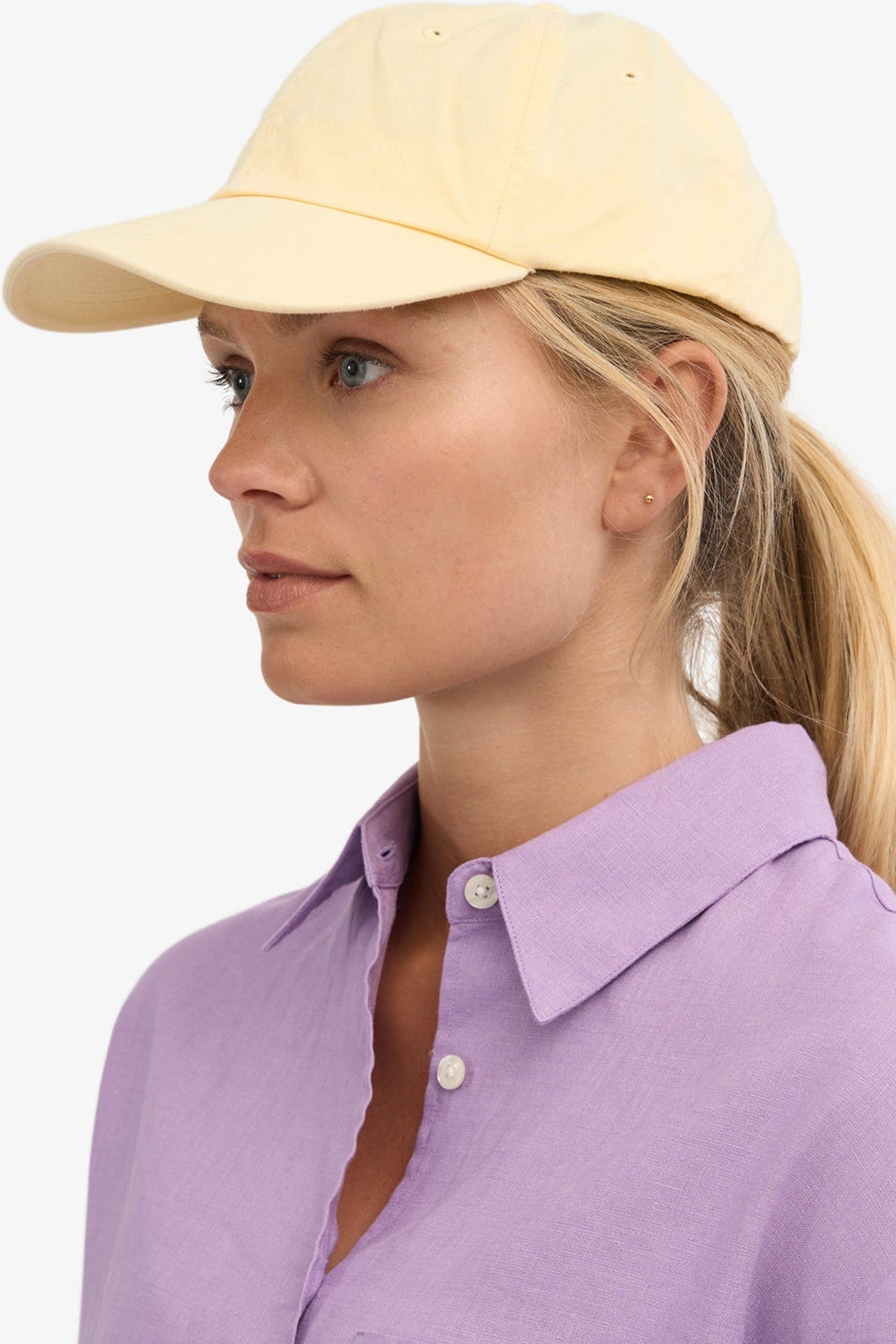 COLORFUL STANDARD - Organic Cotton Cap - Soft Yellow - BACKYARD