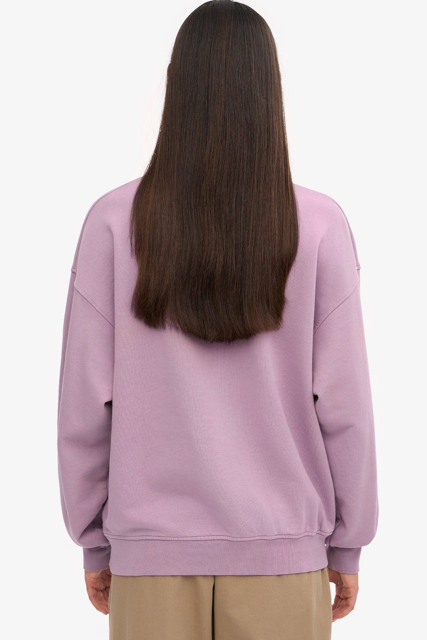 COLORFUL STANDARD - Organic Oversized Crew - Pearly Purple - BACKYARD