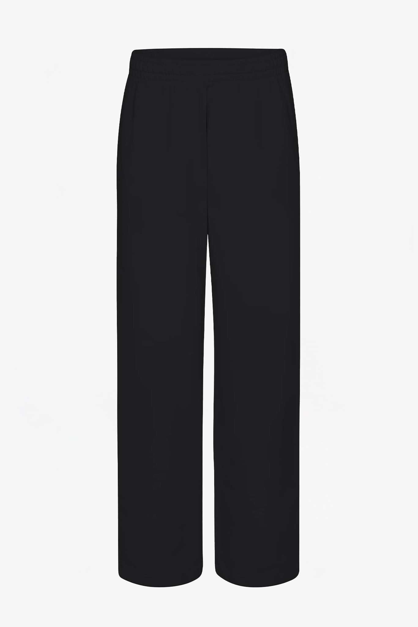 COLORFUL STANDARD - Organic Straight Leg Sweatpants - Deep Black - BACKYARD