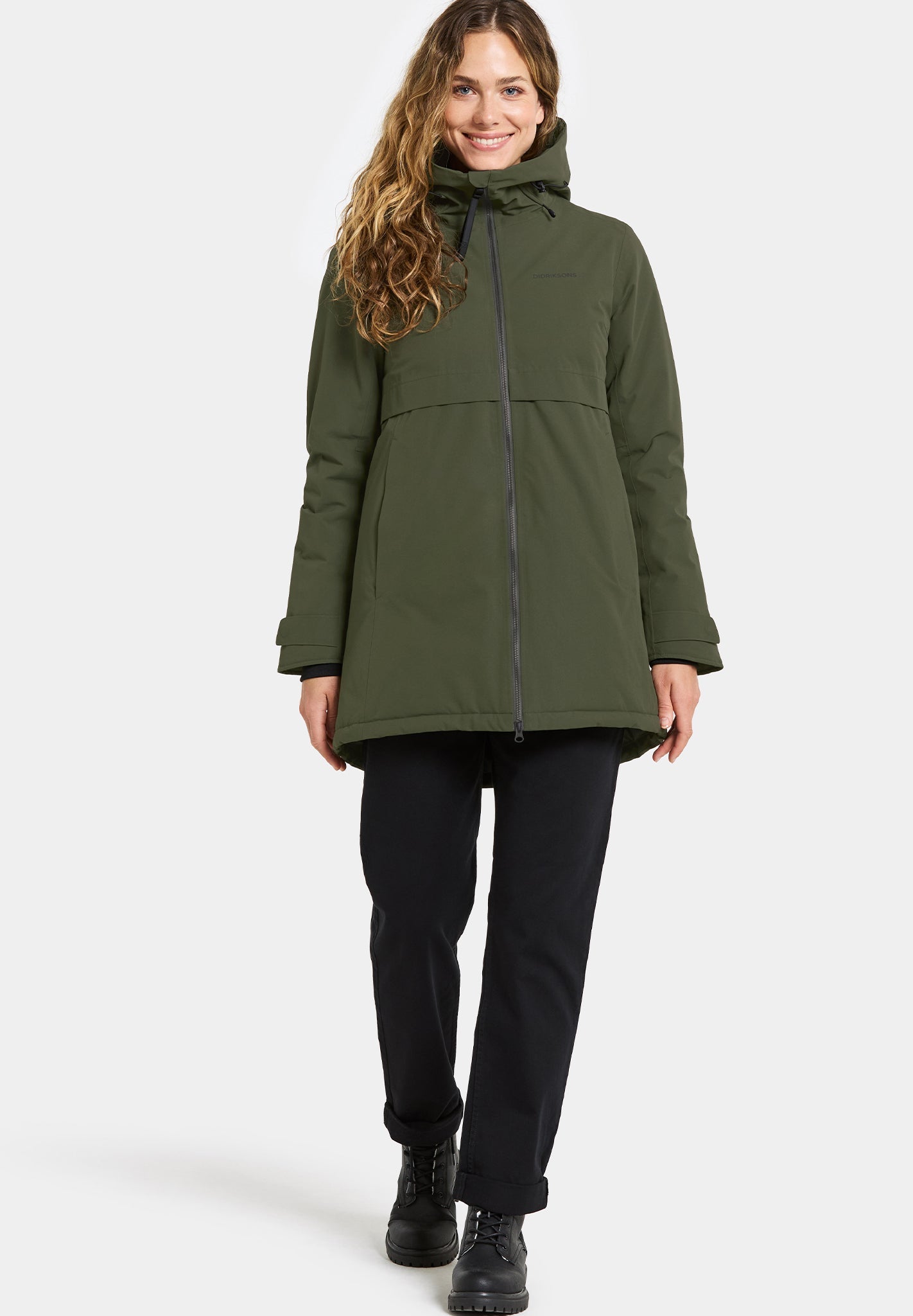 DIDRIKSONS - Helle Women’s Parka 6 - Deep Green - BACKYARD