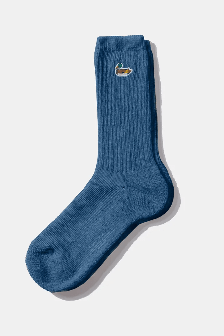 EDMMOND STUDIOS-Duck Socks-Plain Steel-BACKYARD