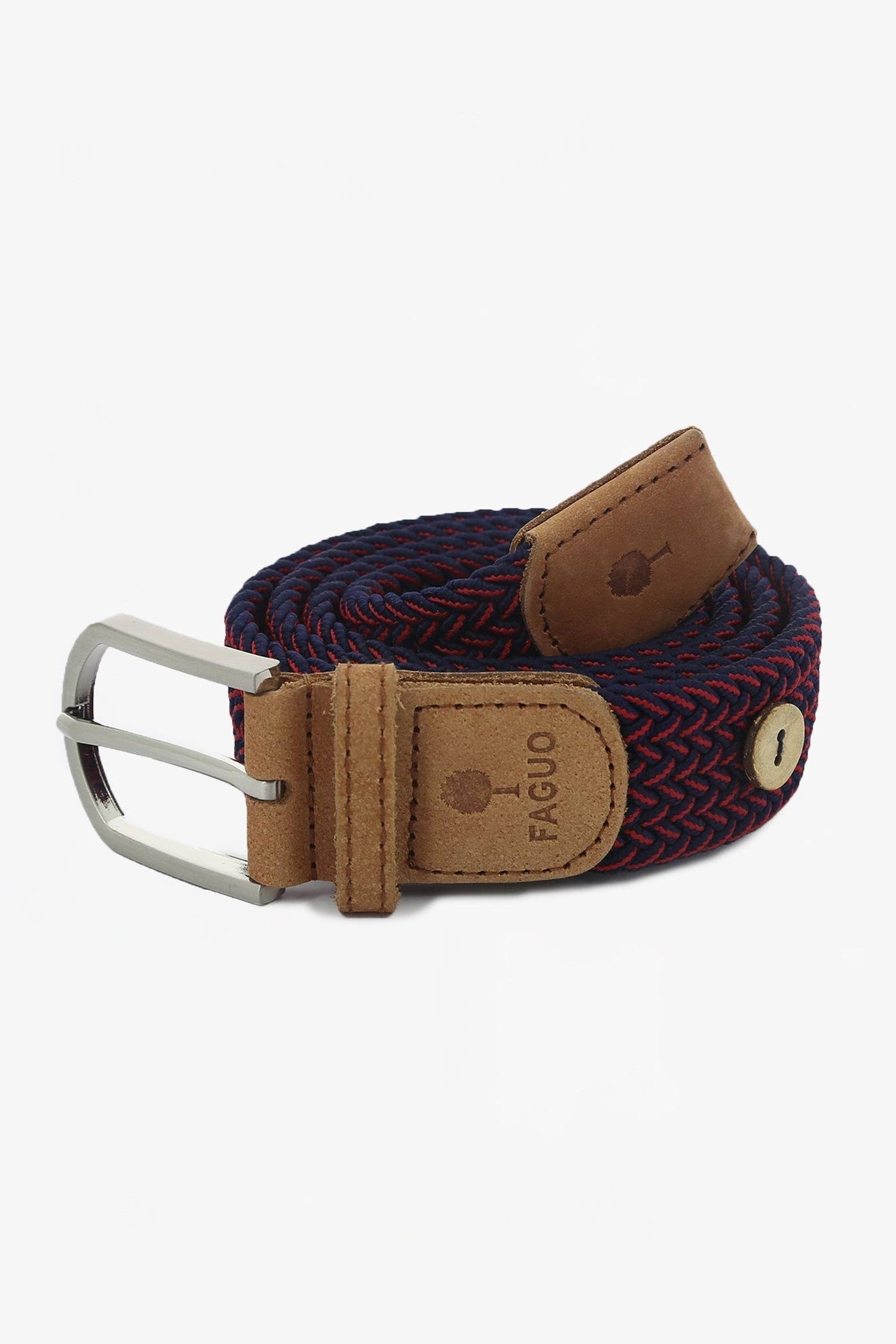 FAGUO - Belt Syn Woven - Red 07 - BACKYARD