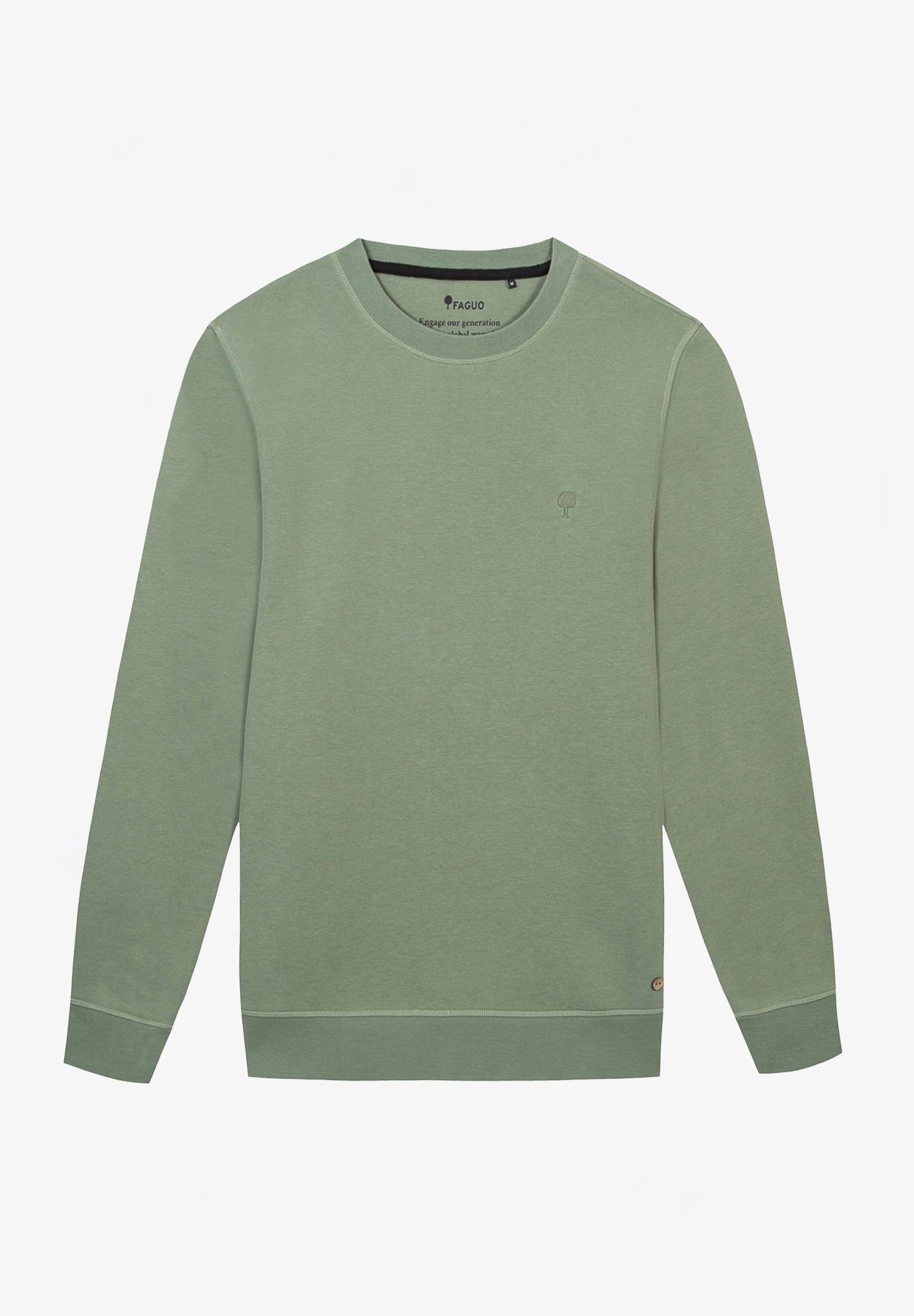 FAGUO - Donzy Sweat Knit - Dark Lichen - BACKYARD