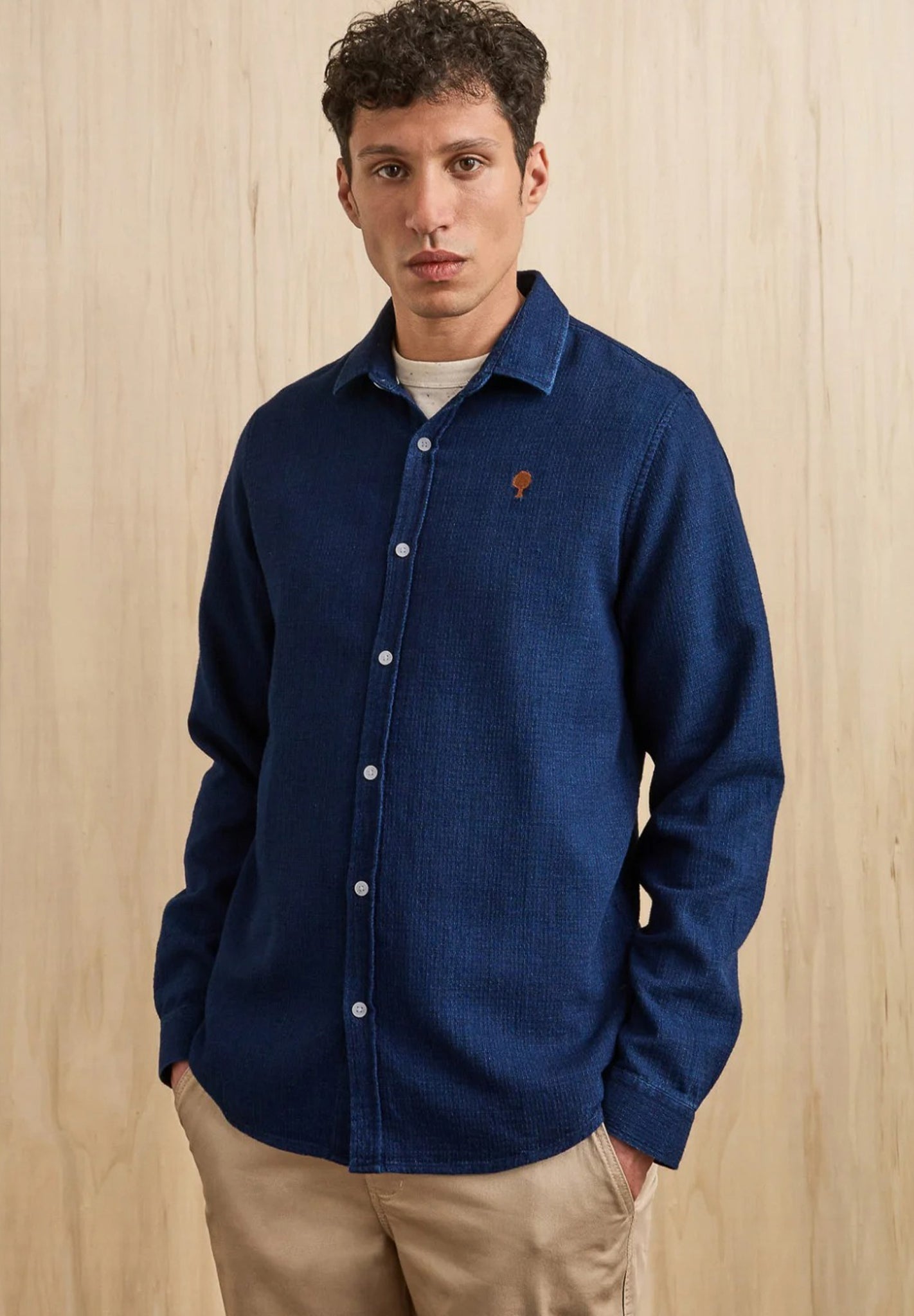 FAGUO - Iraty Shirt Woven - Raw Denim - BACKYARD