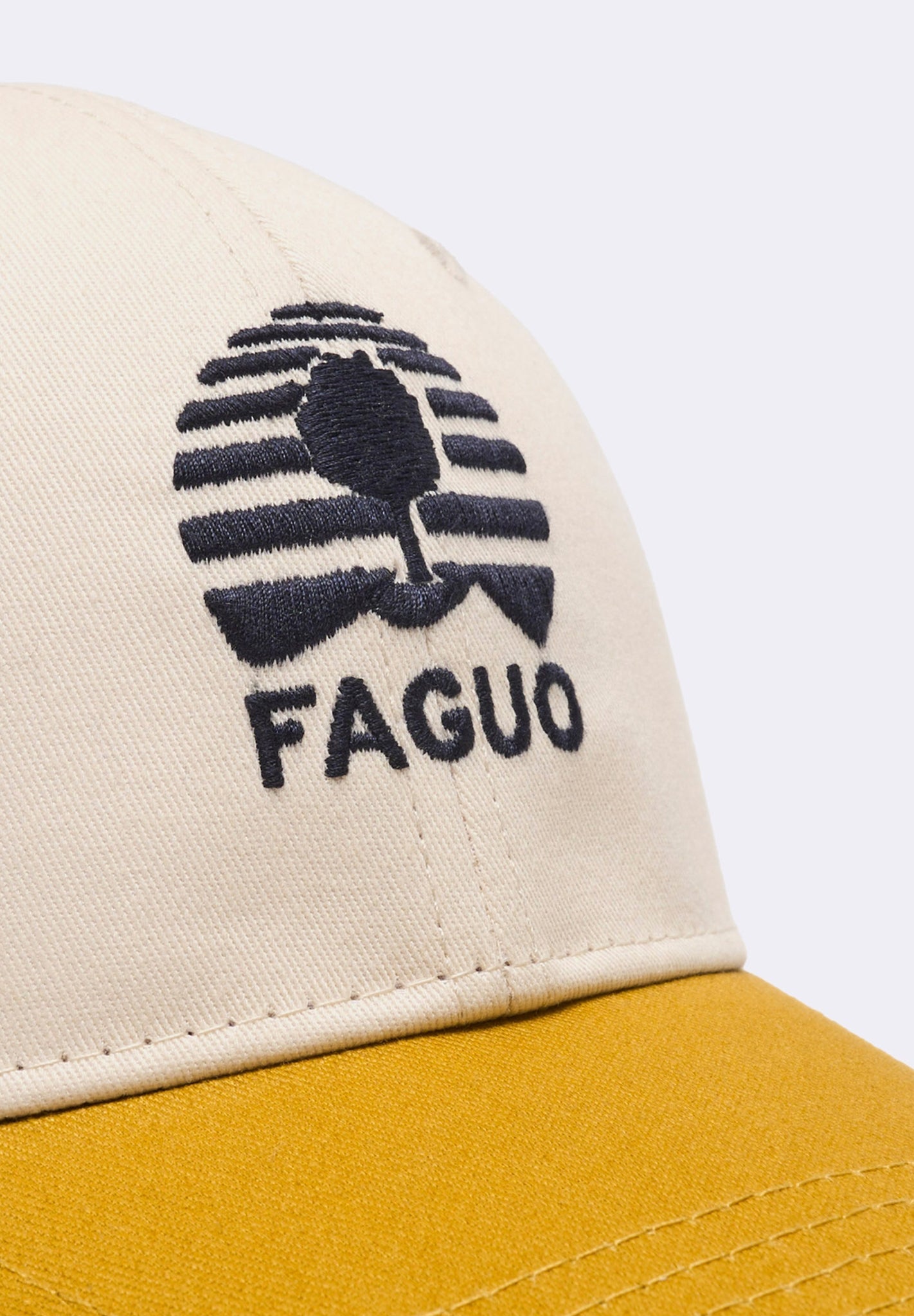 FAGUO - Trucker Cap Heads Woven - Khaki 17 - BACKYARD