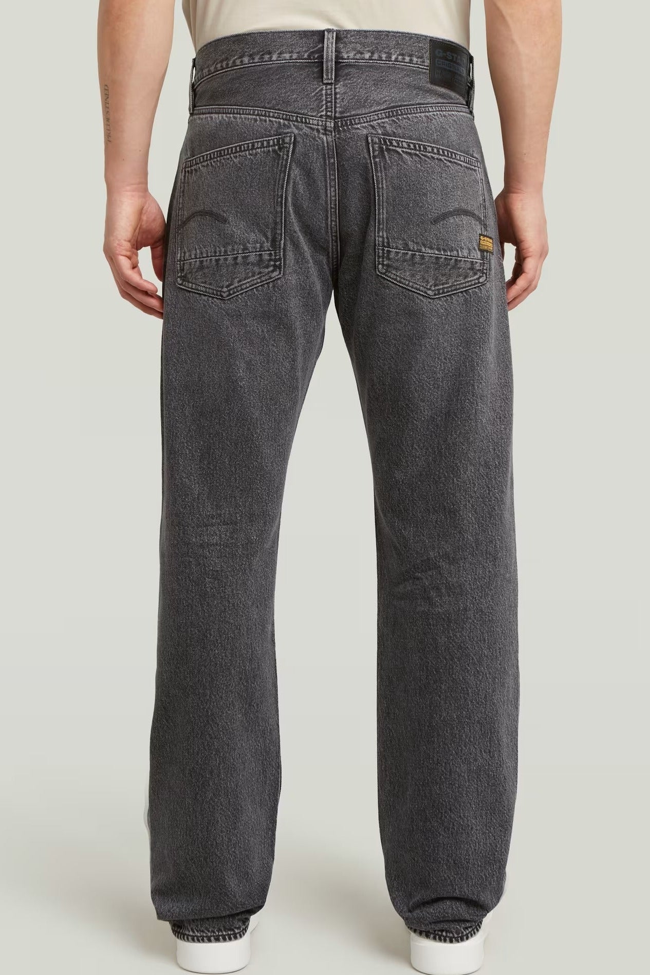 G - STAR - Dakota Regular Straight - Faded Eolith Grey - BACKYARD