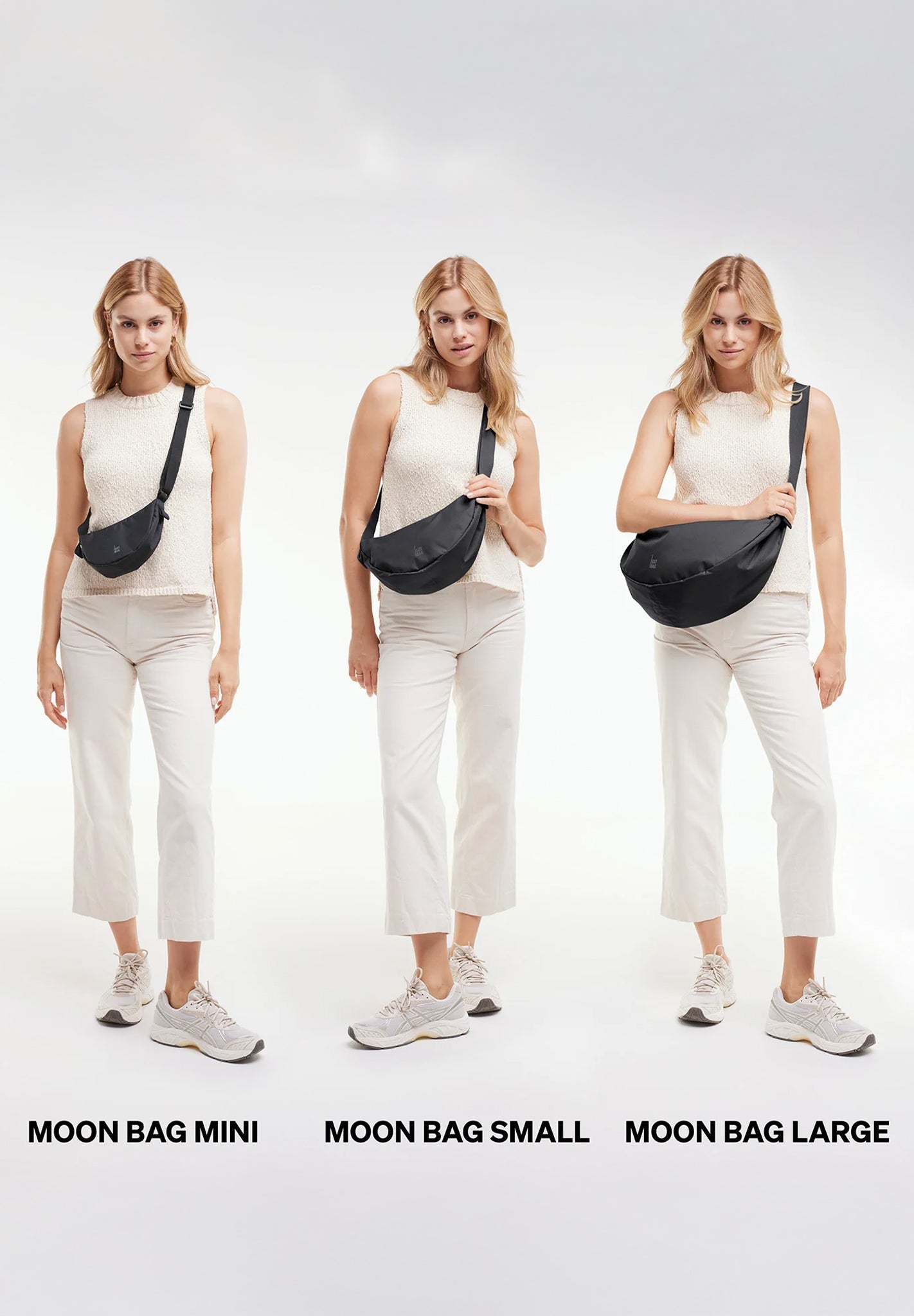 GOT BAG - Moon Bag Small - Black - BACKYARD