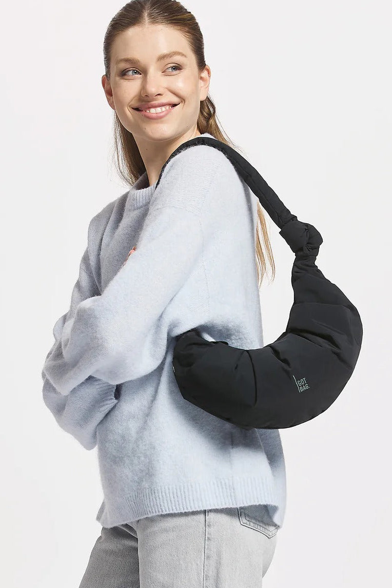 Pleat Moon Bag Small