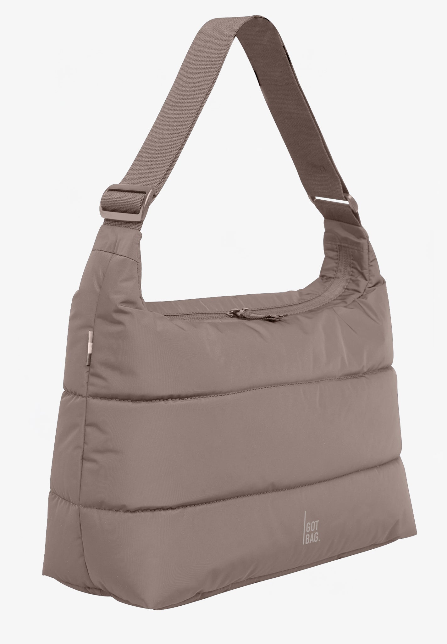 GOT BAG - Puffer Square Bag Large - Oyster Monochrome - BACKYARD