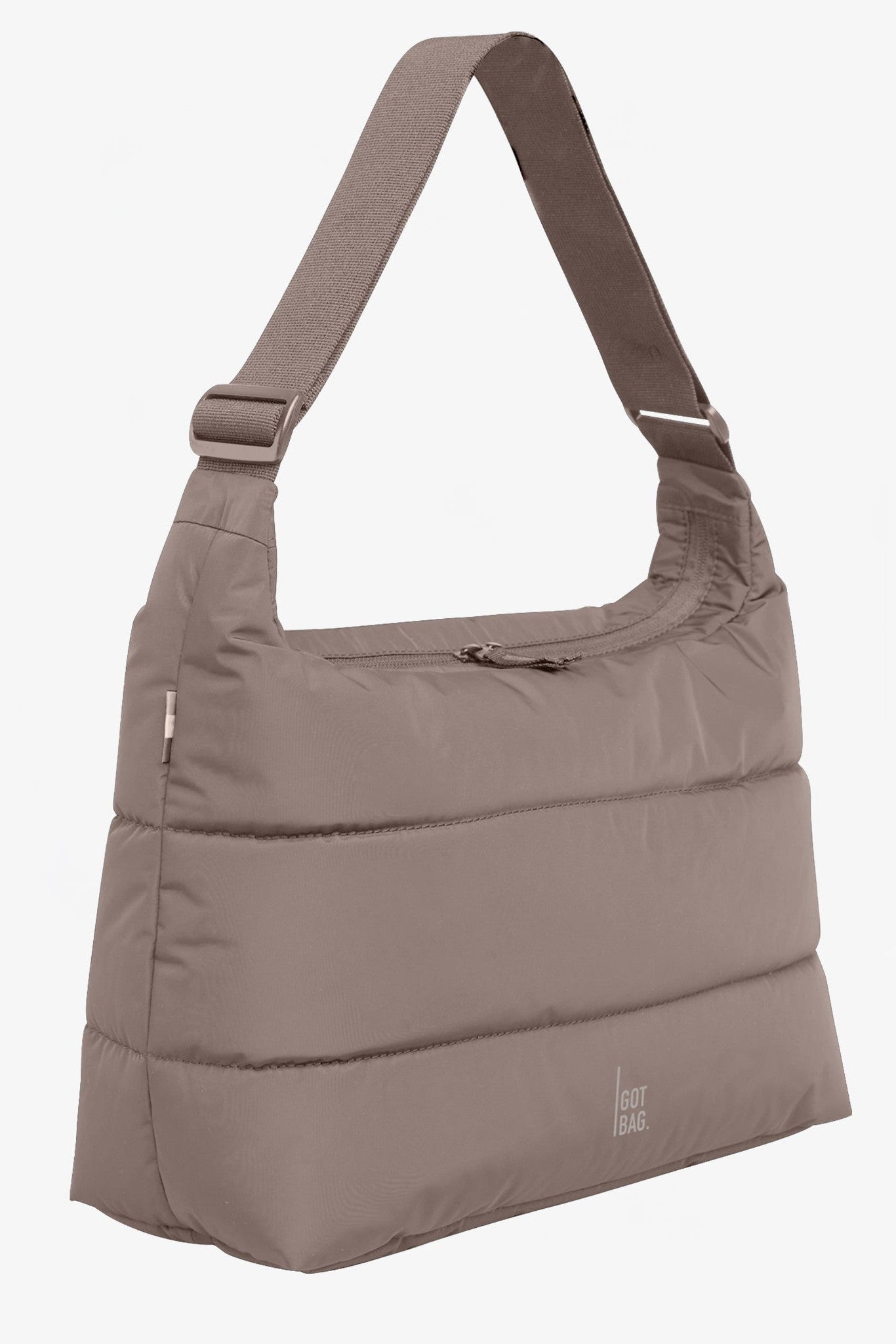 GOT BAG - Puffer Square Bag Large - Oyster Monochrome - BACKYARD